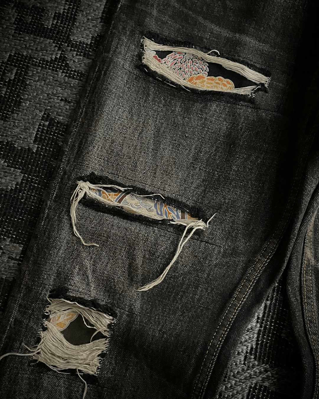 Y's for Men Y’s For Men Patchwork Distressed Flared Jeans Size US 32 / EU 48 - 5 Thumbnail