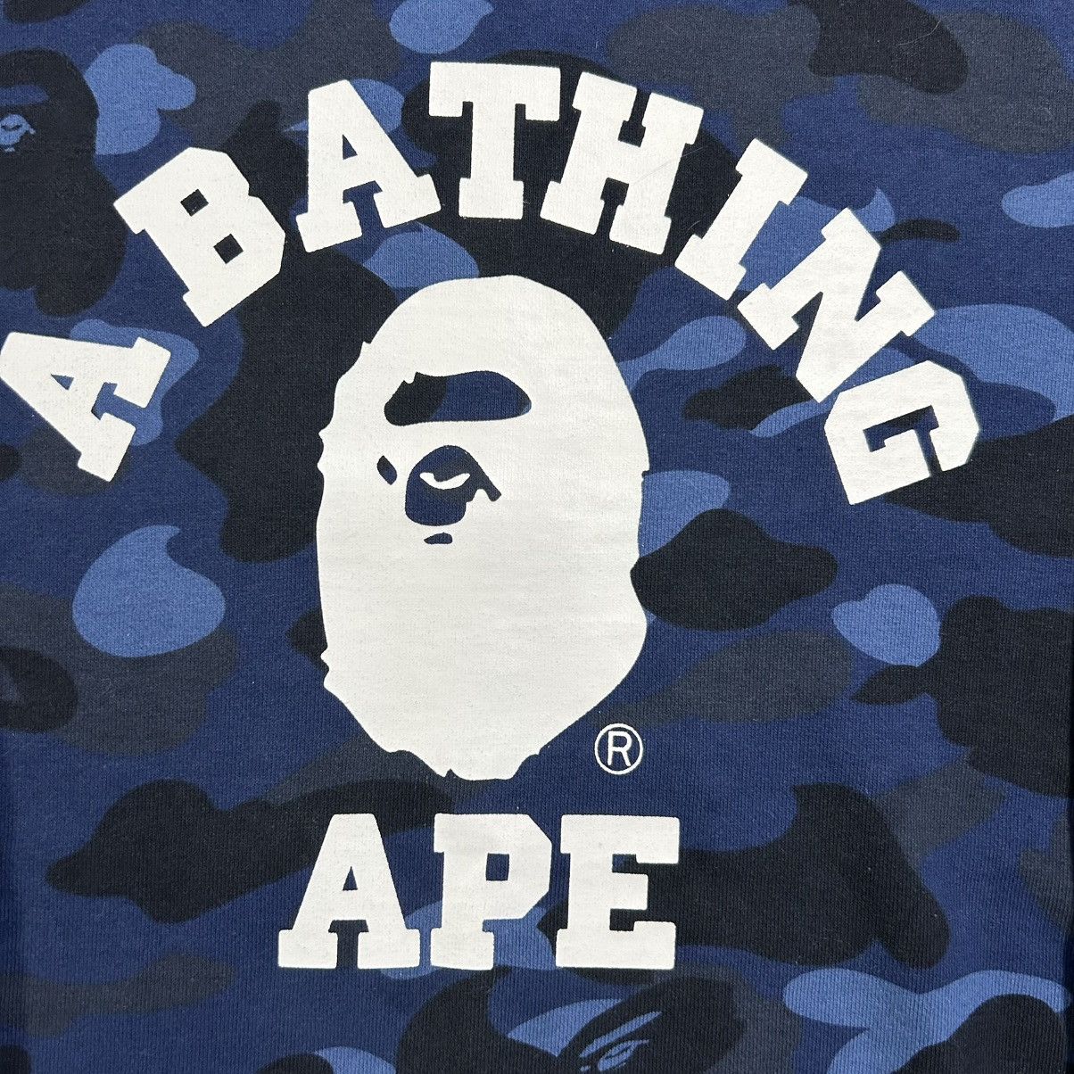Bape BAPE Blue Camo College Sweatshirt Size US L / EU 52-54 / 3 - 2 Thumbnail