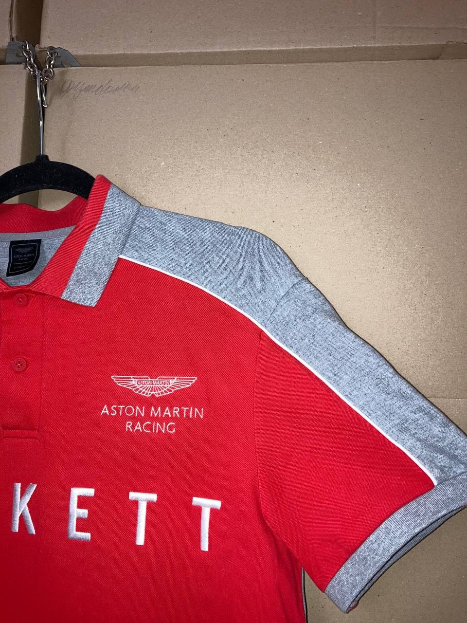 Hackett VINTAGE HACKETT LONDON POLO SHIRT ASTON MARTIN RACING TOP Size US M / EU 48-50 / 2 - 9 Thumbnail