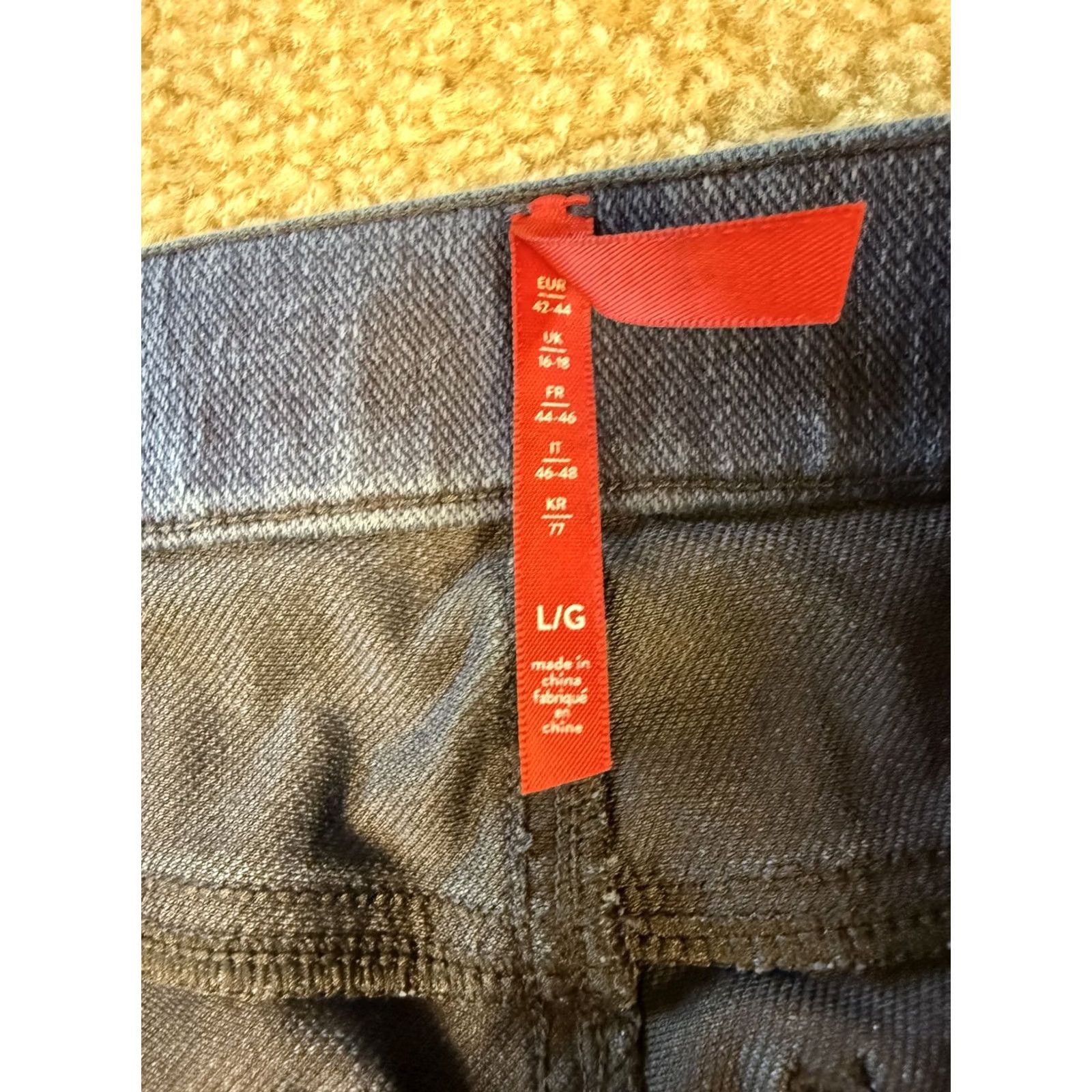 Spanx Spanx Womens L Denim Jegging Legging Blue High Rise Slimming Stretch Pull On Size 36" / US 14 / IT 50 - 4 Thumbnail
