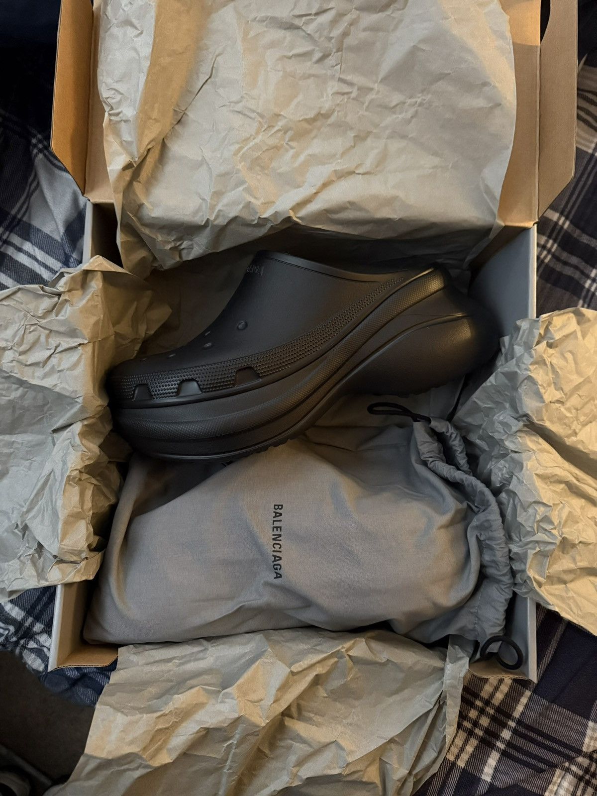 Balenciaga × Crocs Balenciaga Crocs Platform Mules Men’s 45 Size US 12 / EU 45 - 1 Thumbnail