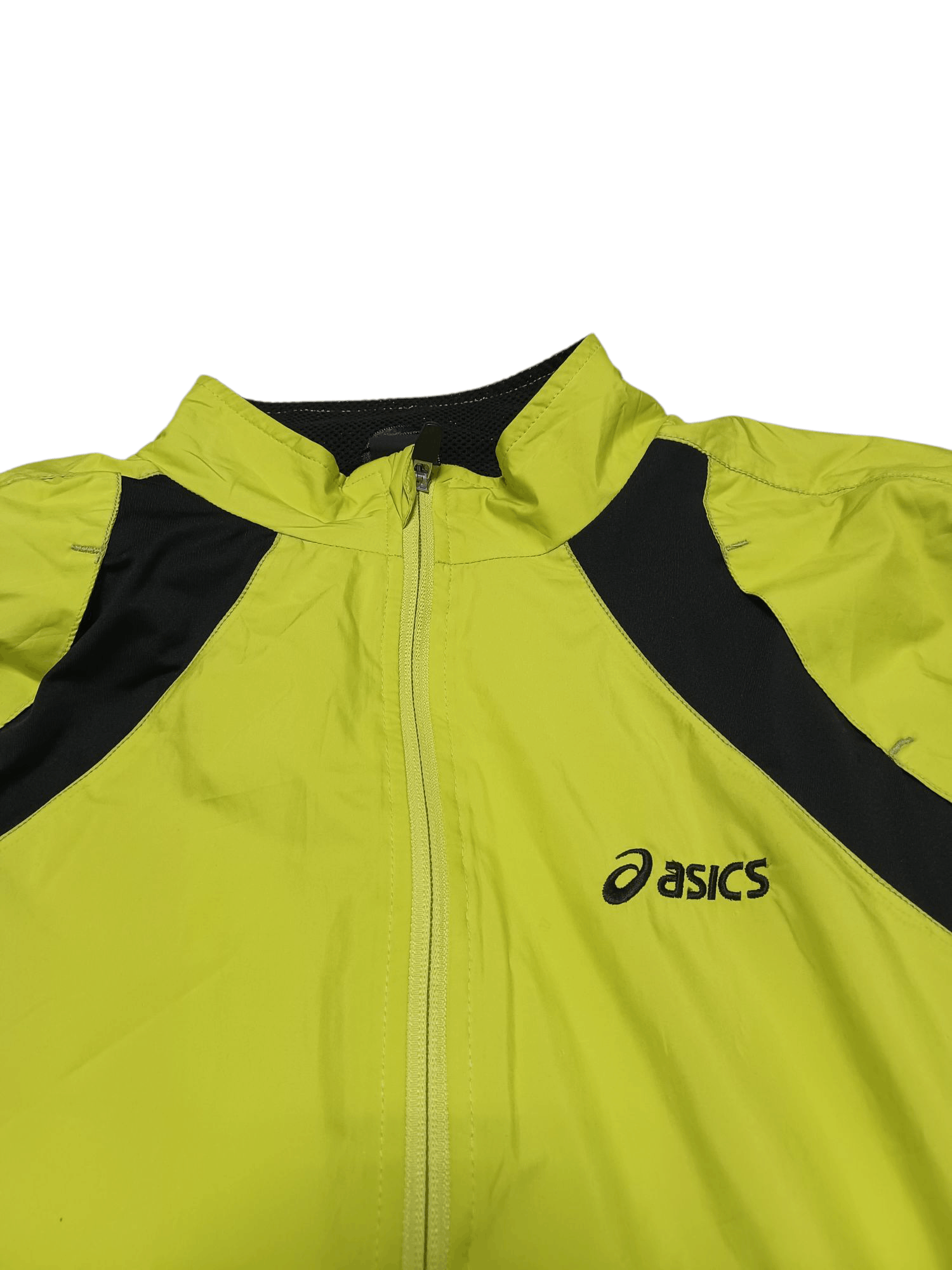 Asics ASICS VINTAGE NYLON ACID GREEN FIRE DRILL TRACK JACKET Size US L / EU 52-54 / 3 - 2 Thumbnail