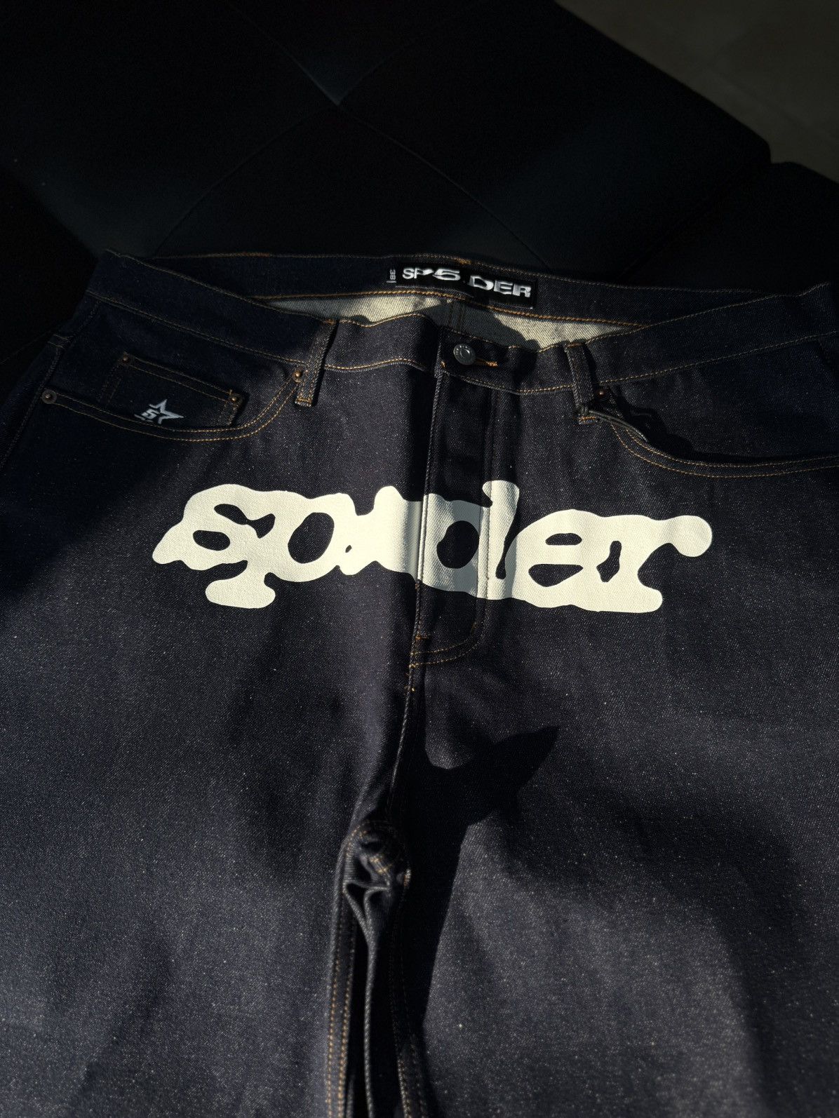 Sp5der Sp5der Jean Shorts Blue Size 38 (NEW) Size US 38 / EU 54 - 4 Thumbnail