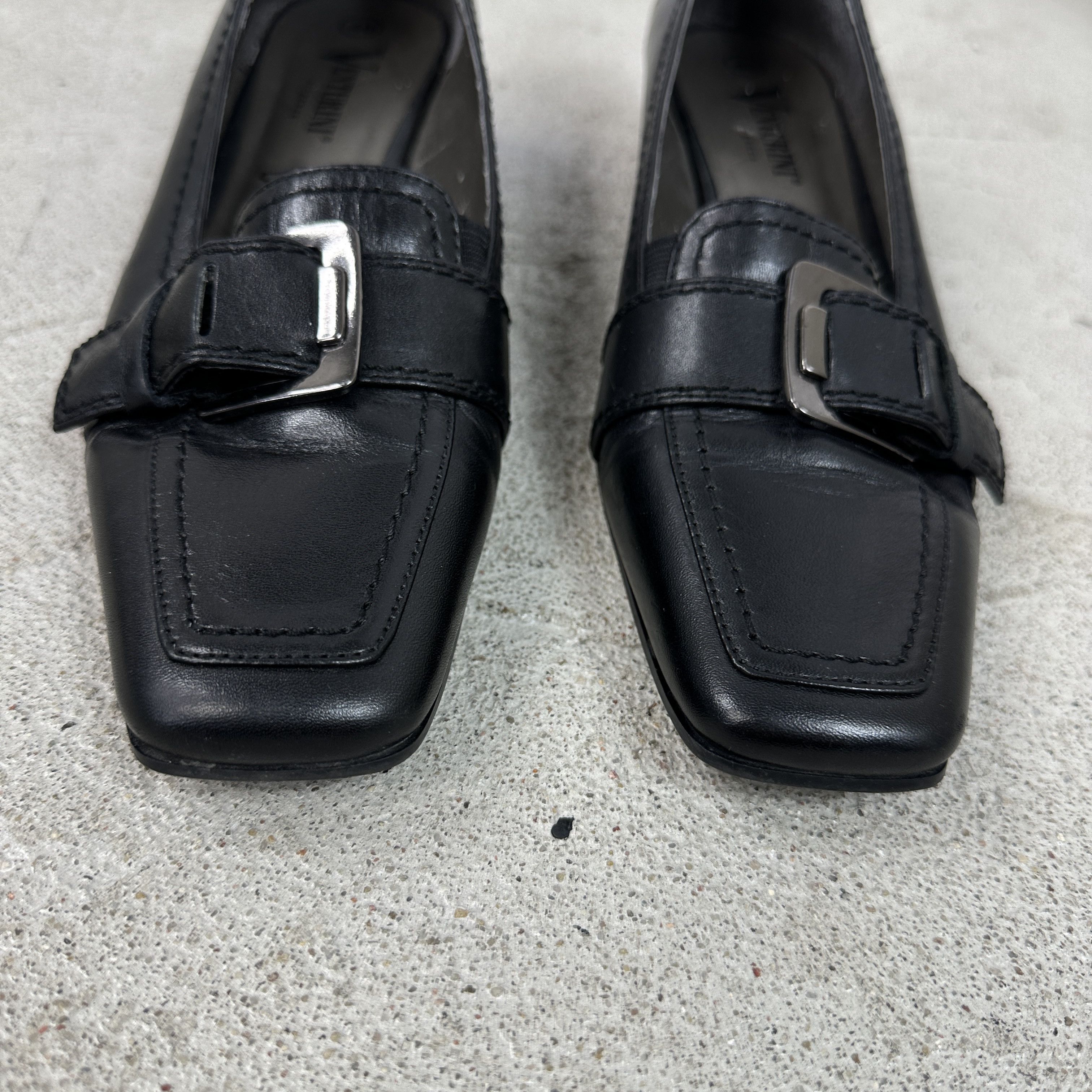 Vintage Vintage Avant Garde Leather 00s Buckled Moccasins Size US 10 / IT 40 - 7 Thumbnail