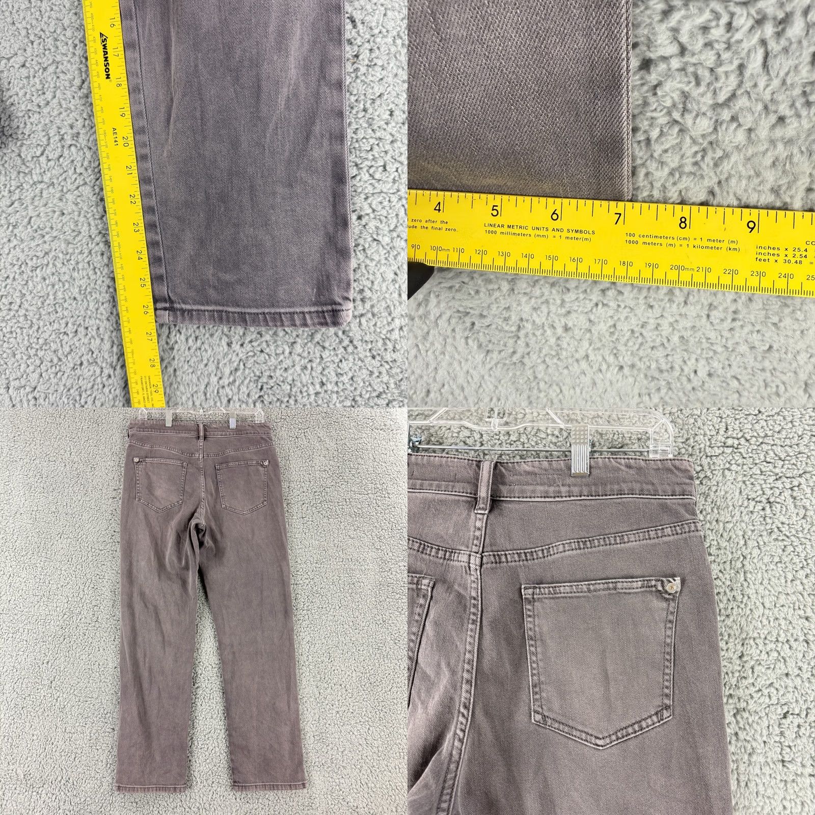 Vintage Anthropologie Pilcro Boyfriend Jeans Womens Size 28 Gray Relaxed Denim Size 28" / US 6 / IT 42 - 9 Thumbnail