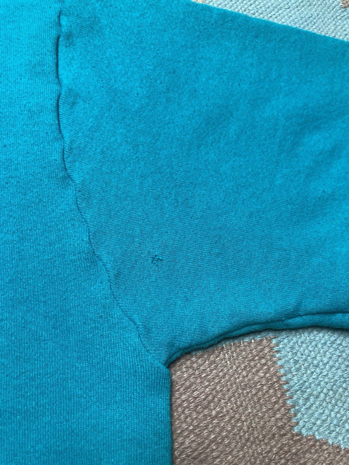 Fruit Of The Loom × Vintage 90s short sleeve sweatshirt fruit of the loom blank teal XL Size US XL / EU 56 / 4 - 6 Thumbnail