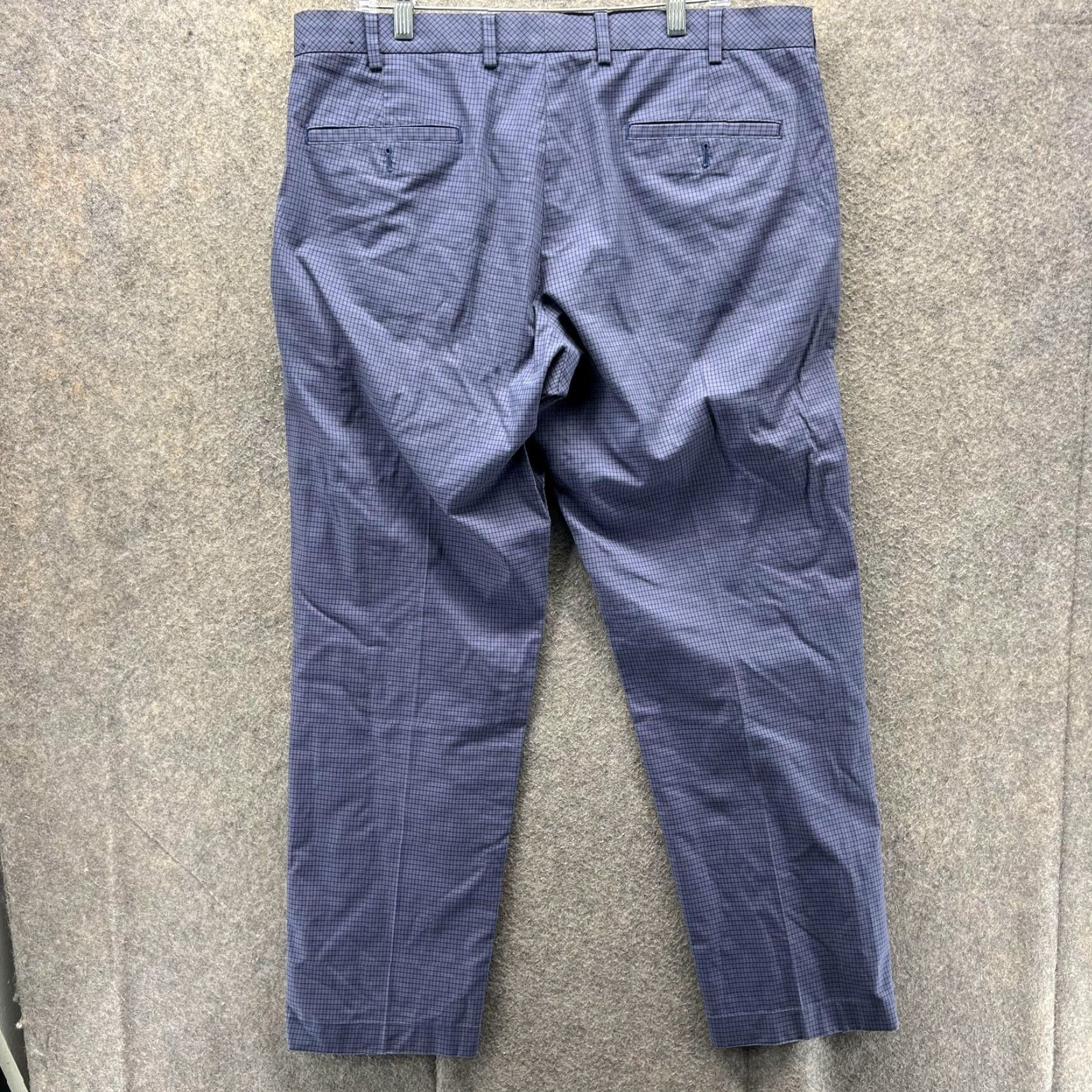 Brooks Brothers Brooks Brothers Pants Mens 38x30 Blue Clark Fit Advantage Chino Straight Leg Flat Front Zip Pockets W38 L30 Check Casual Business Workwear Mens Size US 38 / EU 54 - 2 Thumbnail