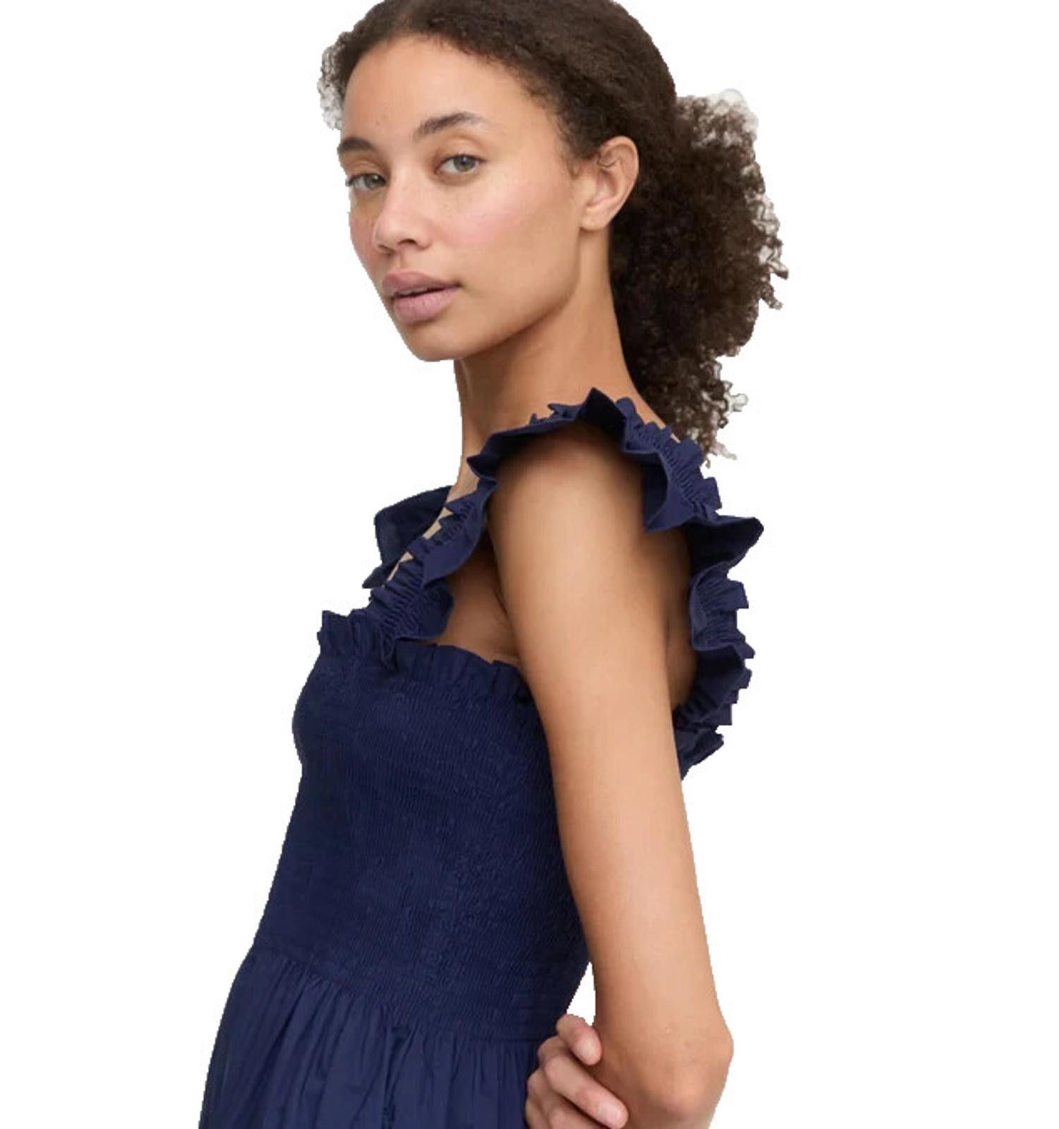 Designer Hill House Womens XS Navy Blue The Ellie Nap Dress Midi Maxi Size XS / US 0-2 / IT 36-38 - 2 Thumbnail