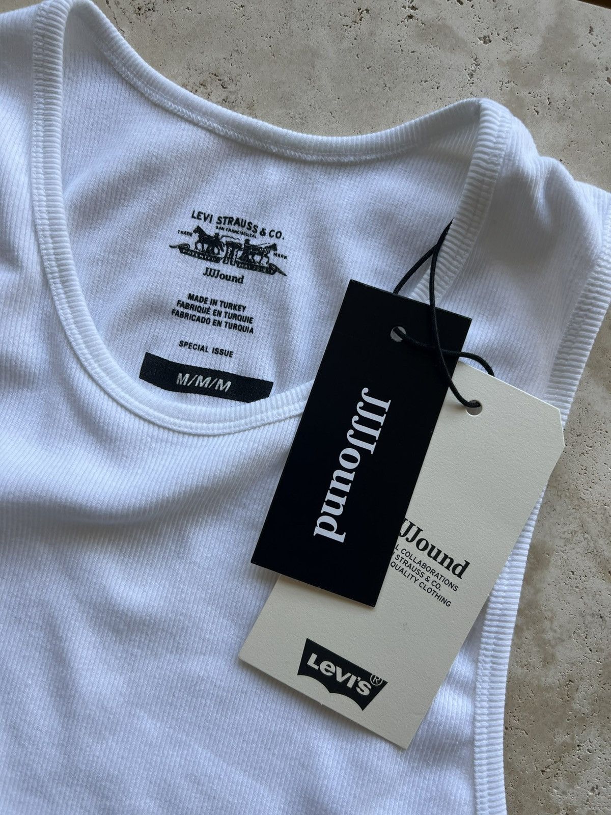 JJJJound × Levi's NEW SzM JJJJound Levi’s Tank Top White Ribbed Logo Size US M / EU 48-50 / 2 - 2 Thumbnail