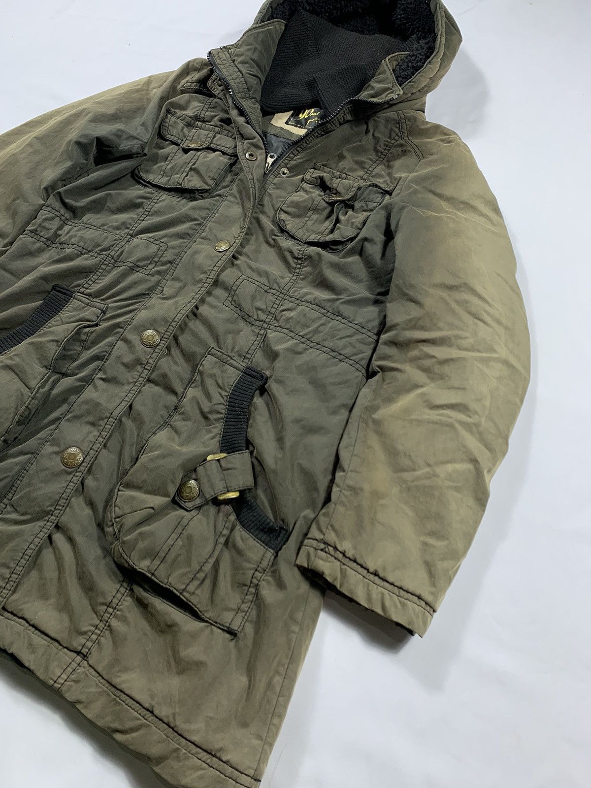 Isamu Katayama Backlash CRAZY SICK FADED 90ANS JAPANESE GOTHIC BONO ZIP HOODIE Size US M / EU 48-50 / 2 - 3 Thumbnail