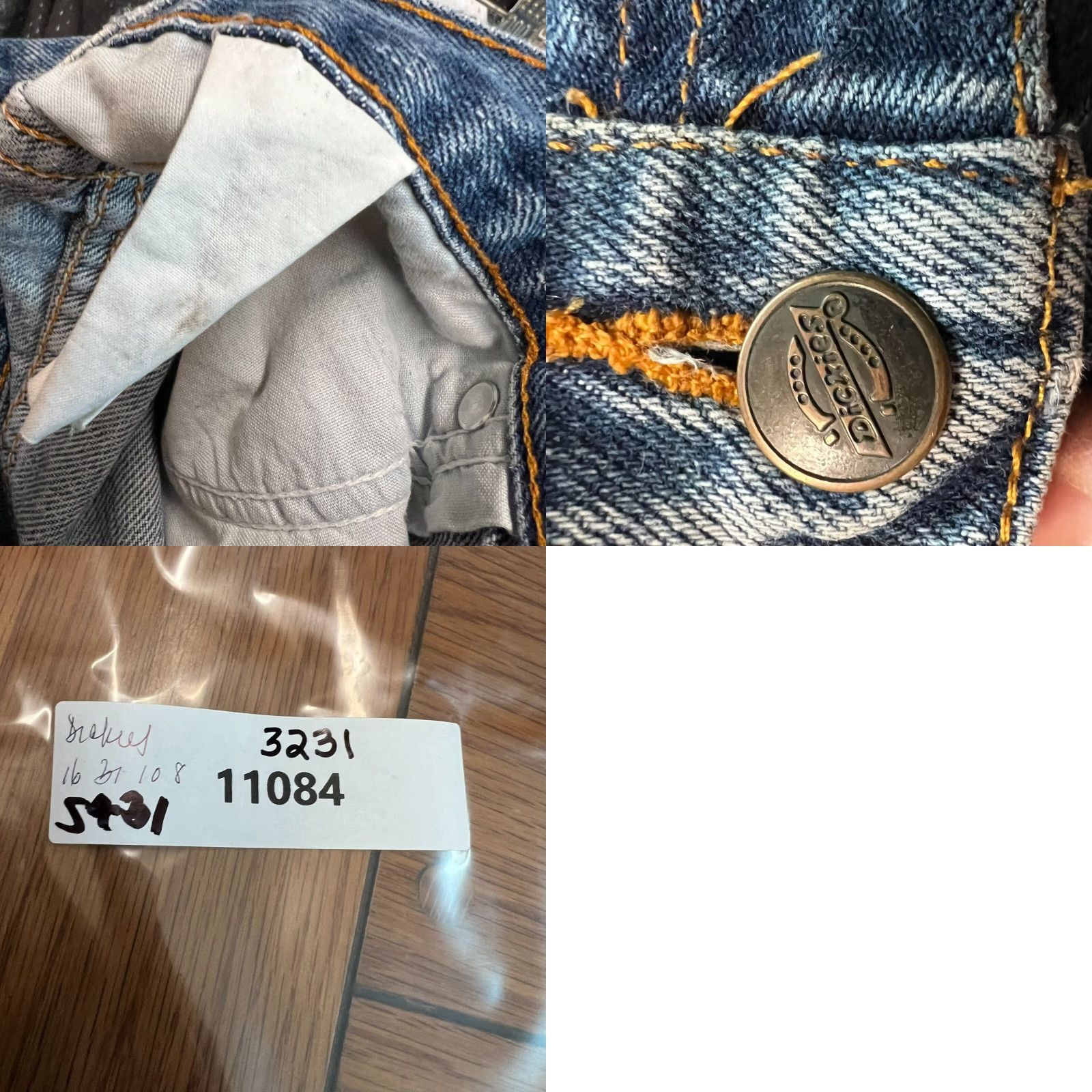 Dickies Vintage Dickies Men’s Jeans Size 32 Straight Leg Distressed Blue 90s USA Cowboy Size US 32 / EU 48 - 8 Thumbnail