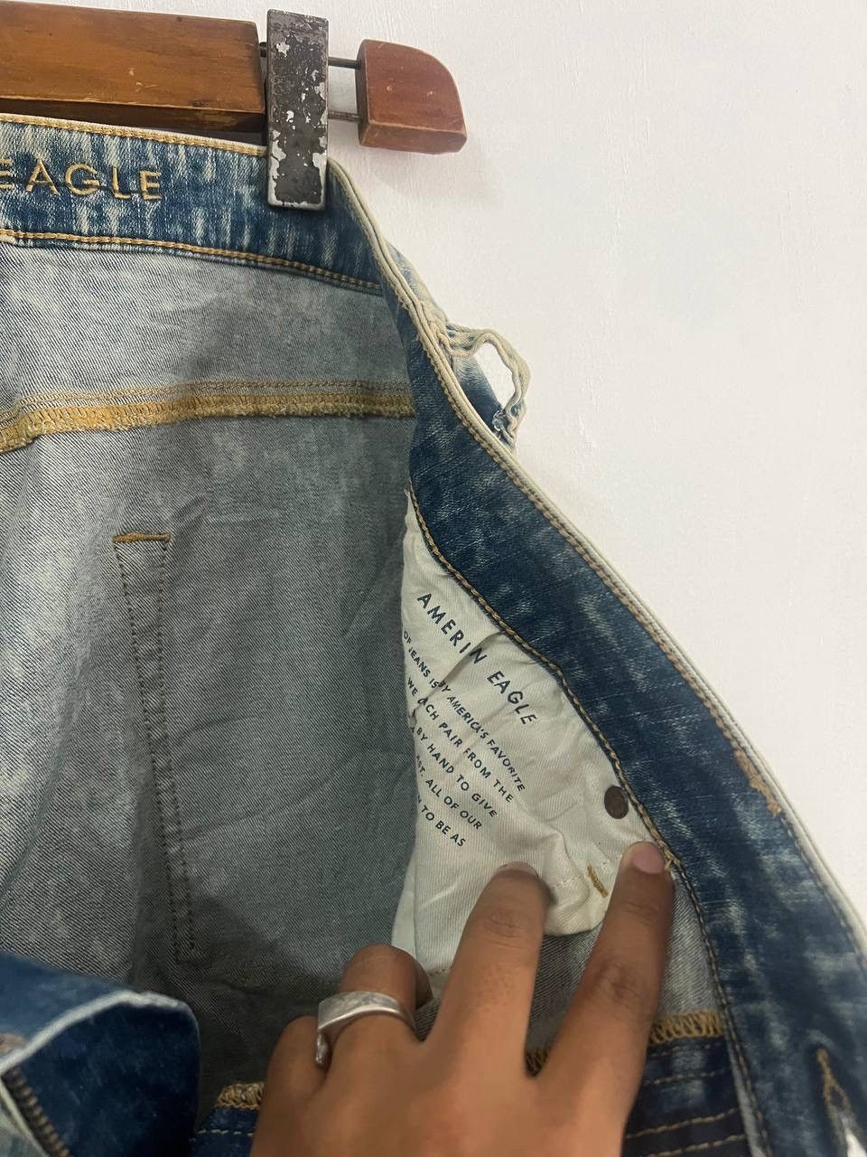 American Eagle Outfitters American Eagle Fade Rusty Distressed Denim Crop Size US 36 / EU 52 - 12 Thumbnail