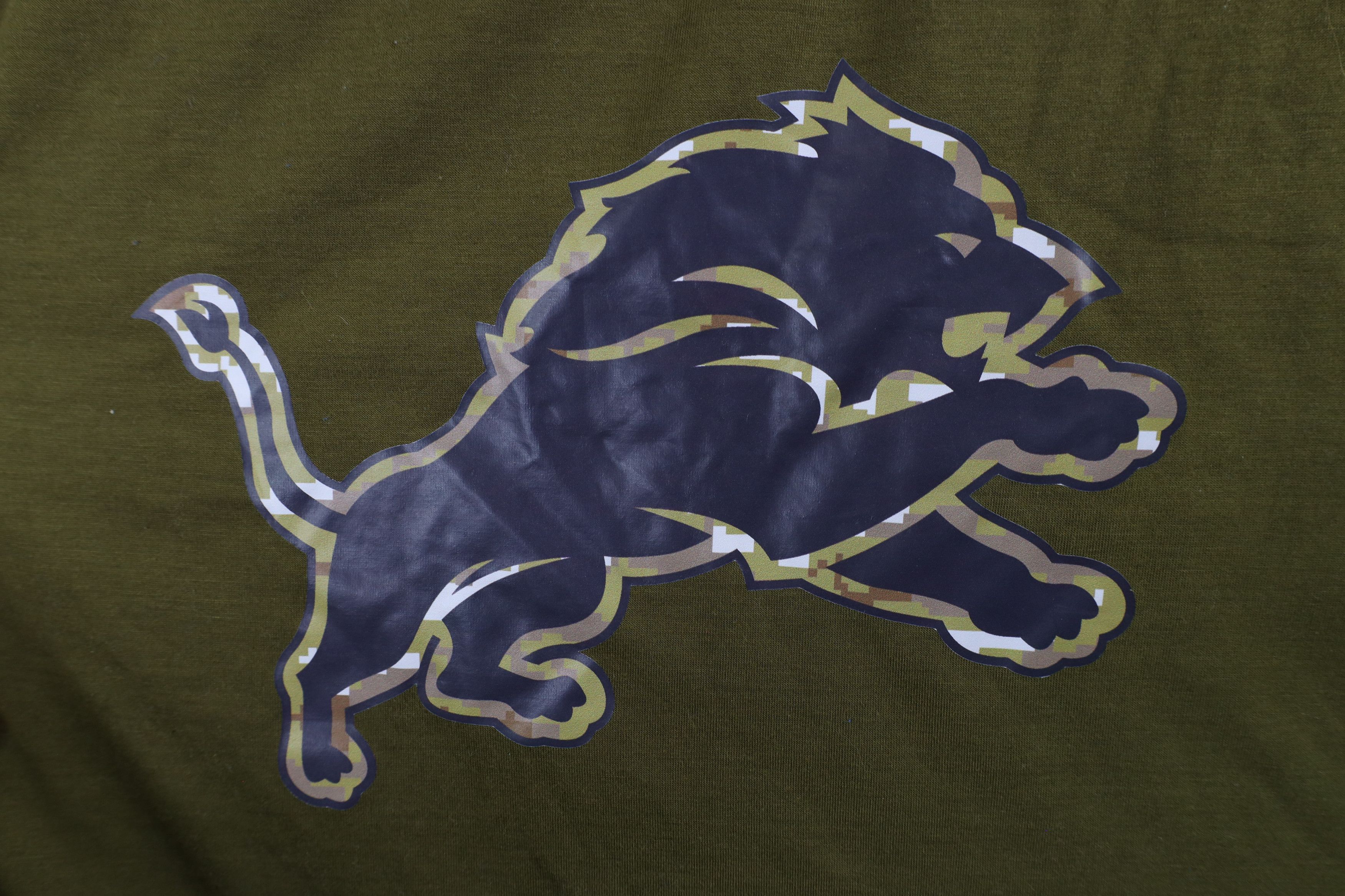 Nike × Vintage Nike To Service Detroit Lions Football Short Sleeve T-Shirt Size US XXL / EU 58 / 5 - 5 Thumbnail