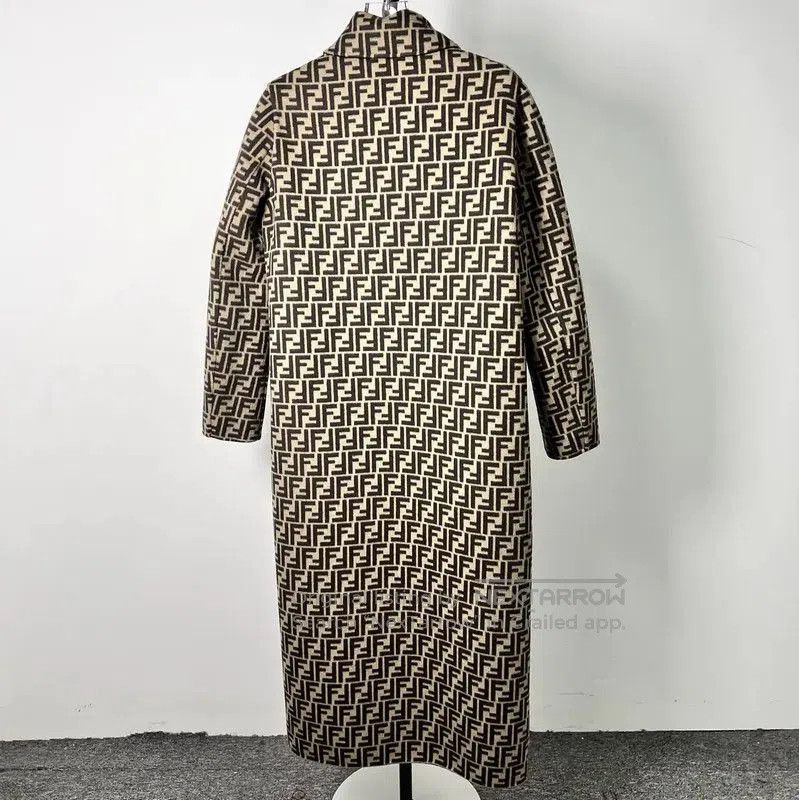 Fendi Fendi Caramel Wool Women's Coat . Size S / US 4 / IT 40 - 5 Thumbnail