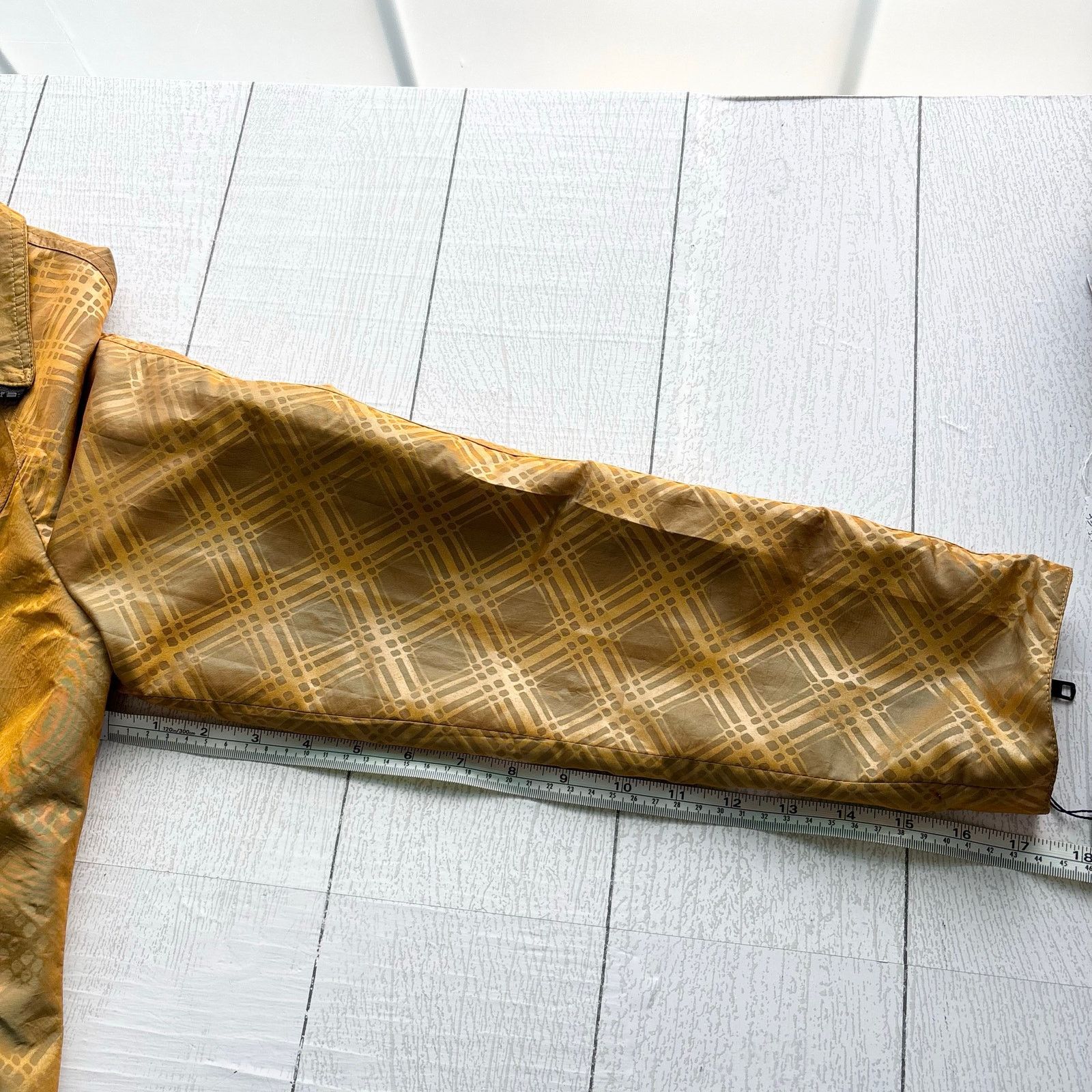 Other J. Richards Gold Toned Plaid Zip Iridescent Jacket Size 8 Size M / US 6-8 / IT 42-44 - 9 Thumbnail