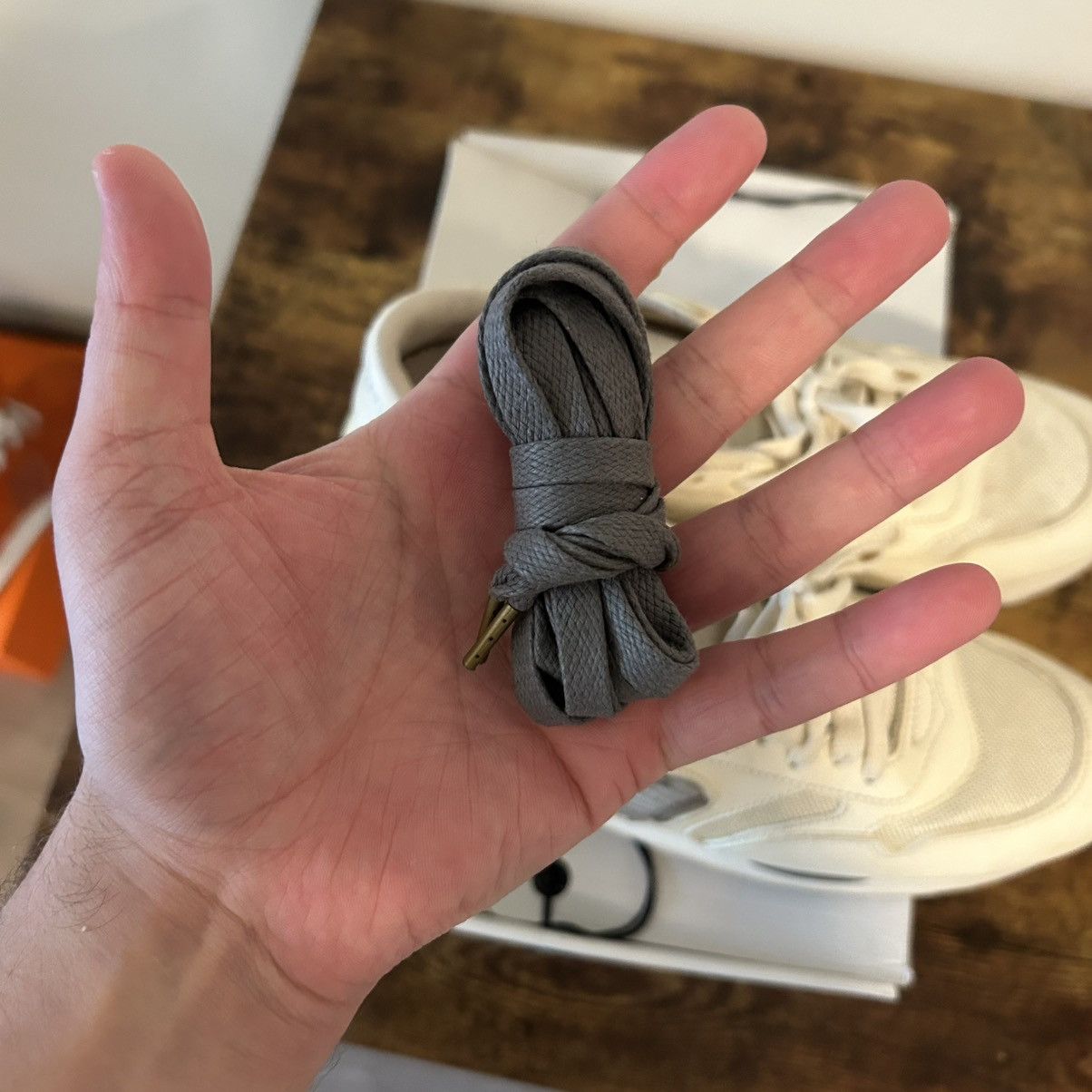 Visvim SS19 Visvim Roland Jogger Grey / Cream Size US 12 / EU 45 - 6 Thumbnail