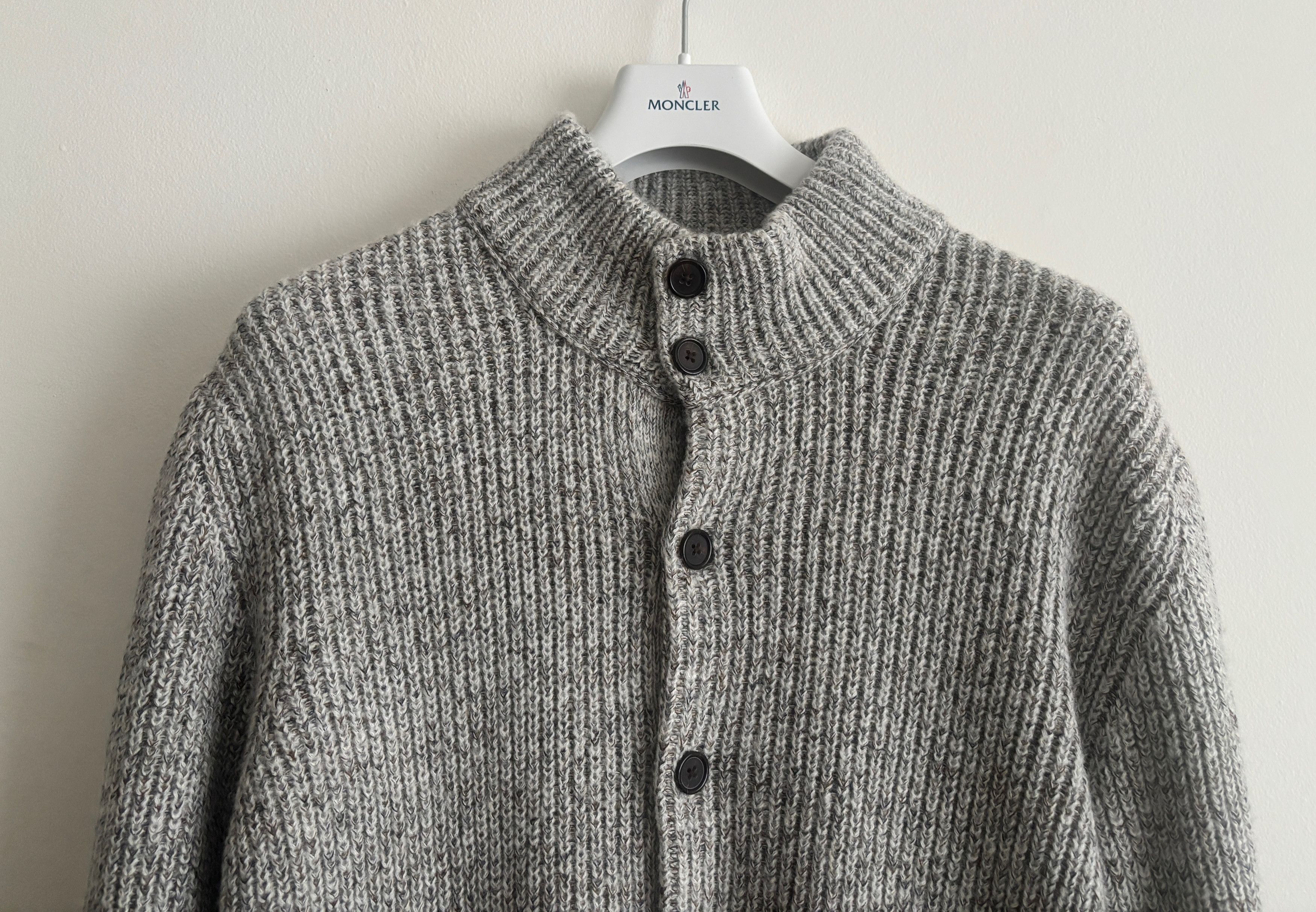 Reiss $225 Wool Cotton Mohair Cardigan Sweater (Valstarino) L- XL Size US XL / EU 56 / 4 - 3 Thumbnail