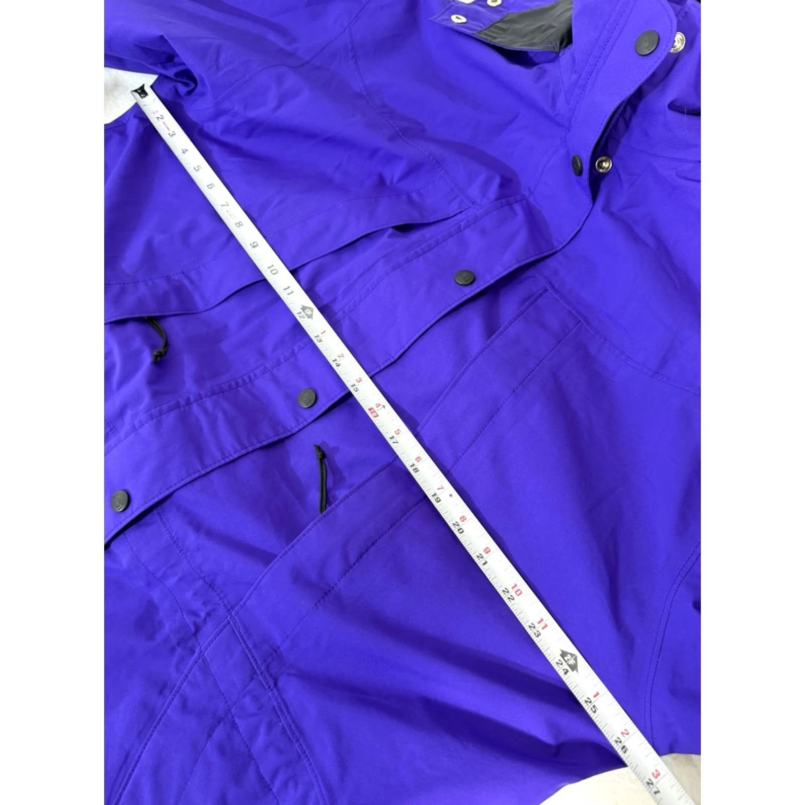 Vintage REI Jacket Women's Sz 18 Goretex Hooded Parka Purple Jacket Womens Parka 90s Style Full Zip Hooded Gortex Softshell Casual Jacket Size XXL / US 16-18 / IT 52-54 - 5 Thumbnail