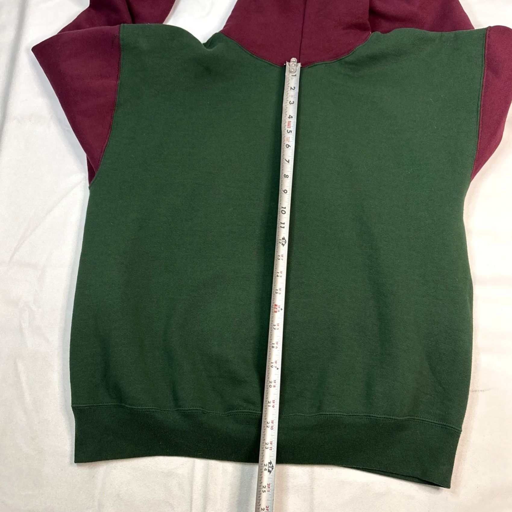 Russell Athletic VINTAGE Russell Athletic Hoodie Mens Large Green Burgundy Florida Sunshine State Mens L Green Vintage Size US L / EU 52-54 / 3 - 7 Thumbnail