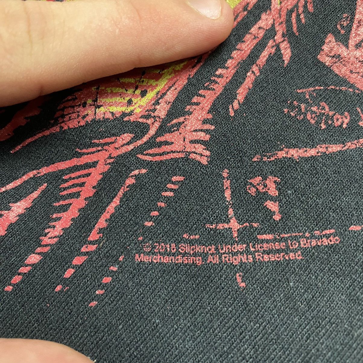Band Tees Vintage Slipknot 2018 Big Graphic Overprint logo tee Size US M / EU 48-50 / 2 - 10 Thumbnail