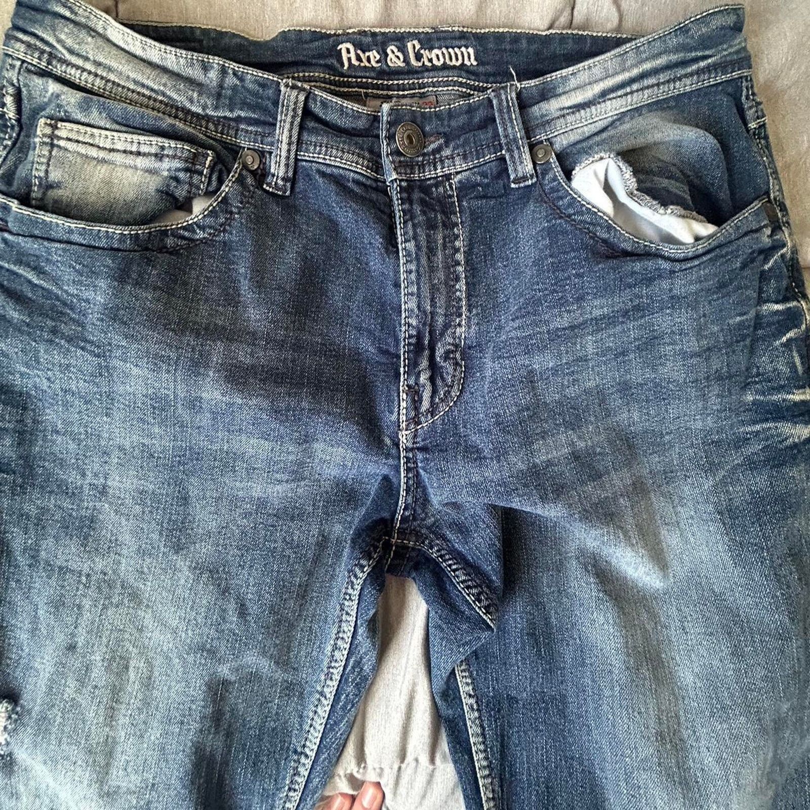 Other Ace and crown y2k denim jeans Size US 32 / EU 48 - 4 Thumbnail