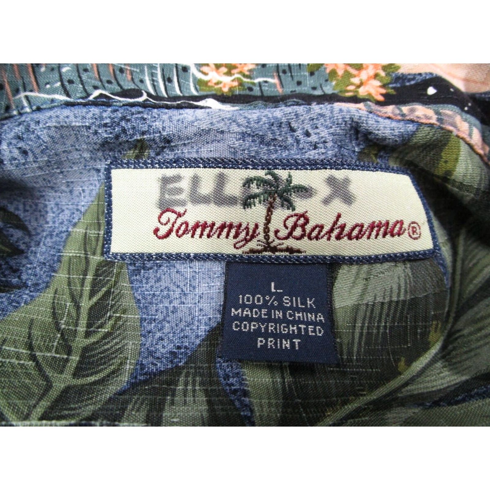 Tommy Bahama VINTAGE Tommy Bahama Hawaiian Shirt Mens Large Blue Floral Short Sleeve Button Up 2004 Size US L / EU 52-54 / 3 - 3 Thumbnail