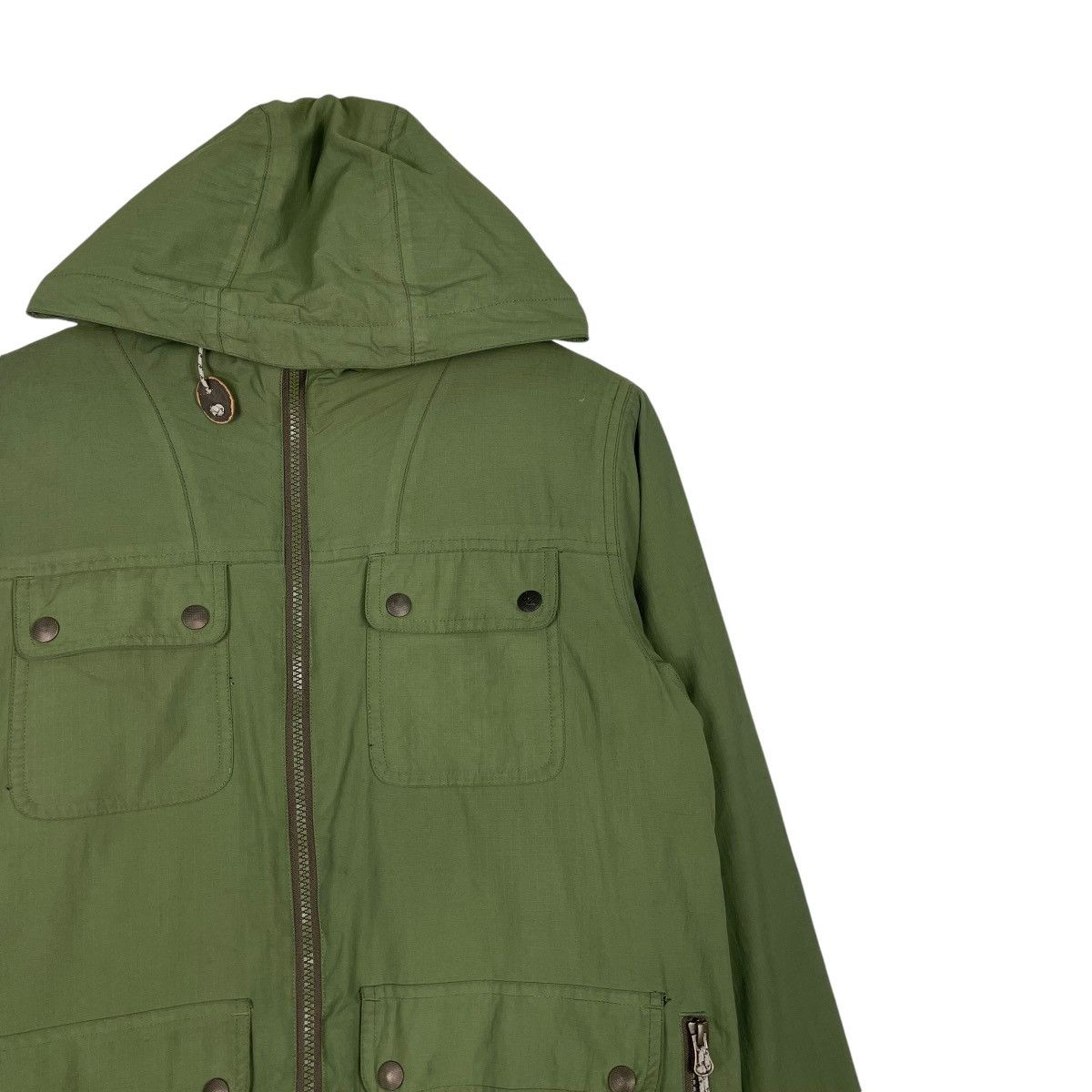 Other × Quiksilver 💥QUIKSILVER DUSTER HOODUE MULTI POCKET JACKET Size US S / EU 44-46 / 1 - 5 Thumbnail