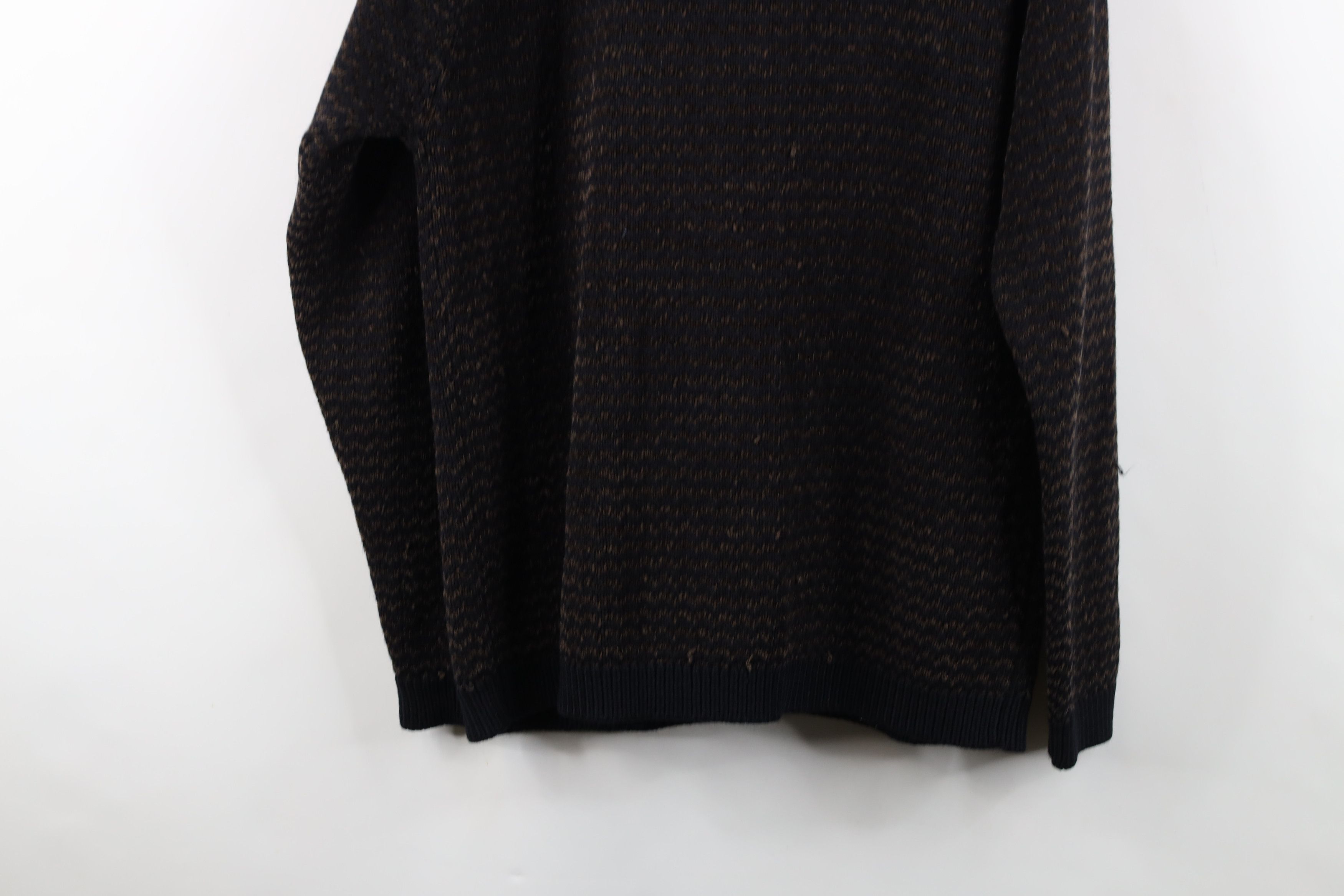 Vintage Vintage 90s Streetwear Fleece Knit Half Zip Collared Sweater Size US L / EU 52-54 / 3 - 15 Thumbnail