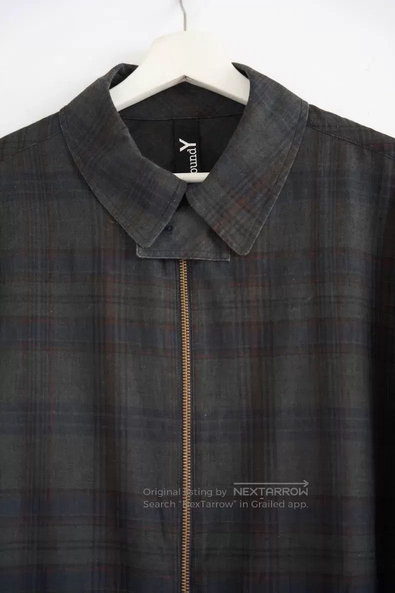 Yohji Yamamoto Yohji Yamamoto 24ss Check Zip Shirt Size US L / EU 52-54 / 3 - 4 Thumbnail