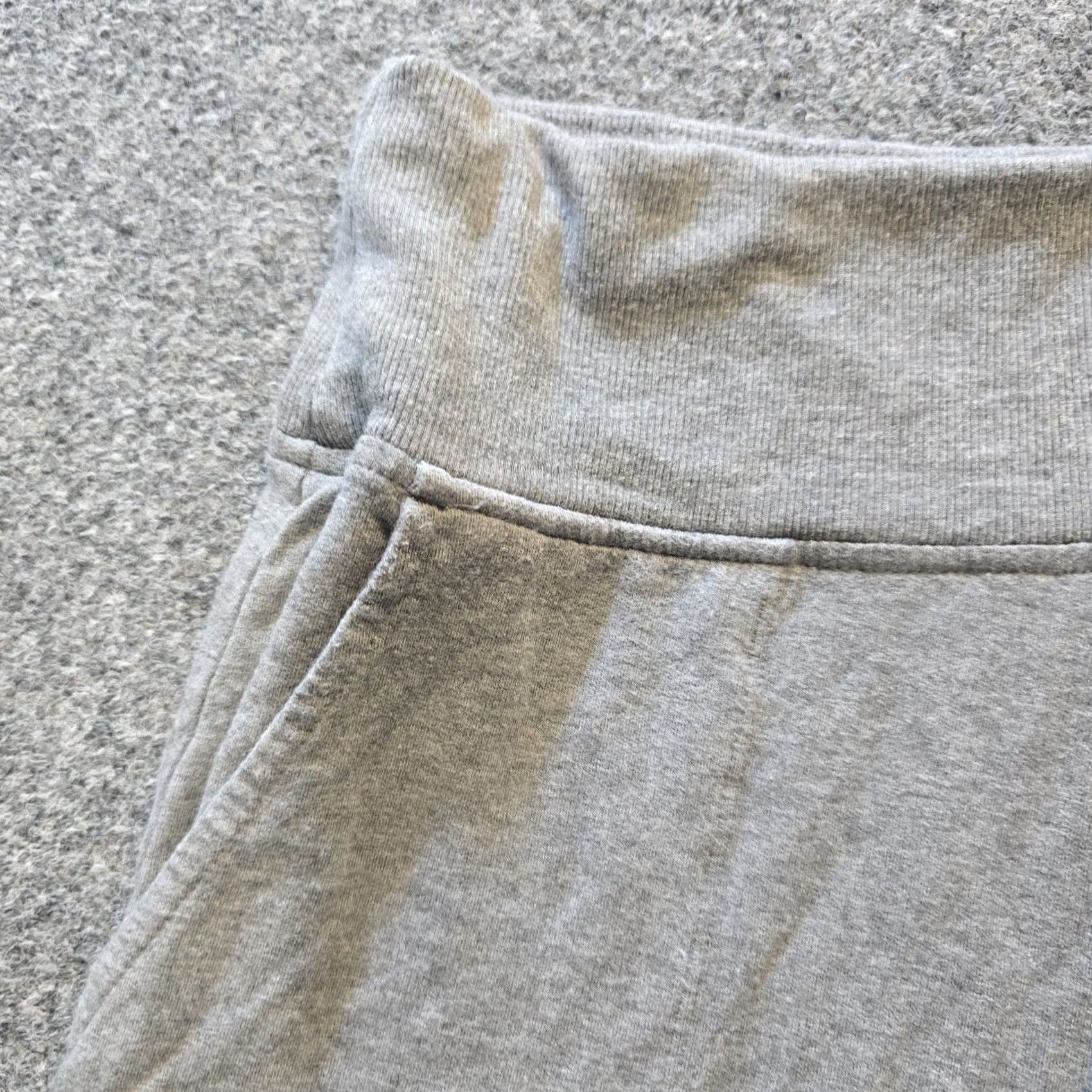 Athleta Athleta Shorts Womens Medium Gray Ribbed Pull On Foldover Casual Lounge Size 32" / US 10 / IT 46 - 3 Thumbnail