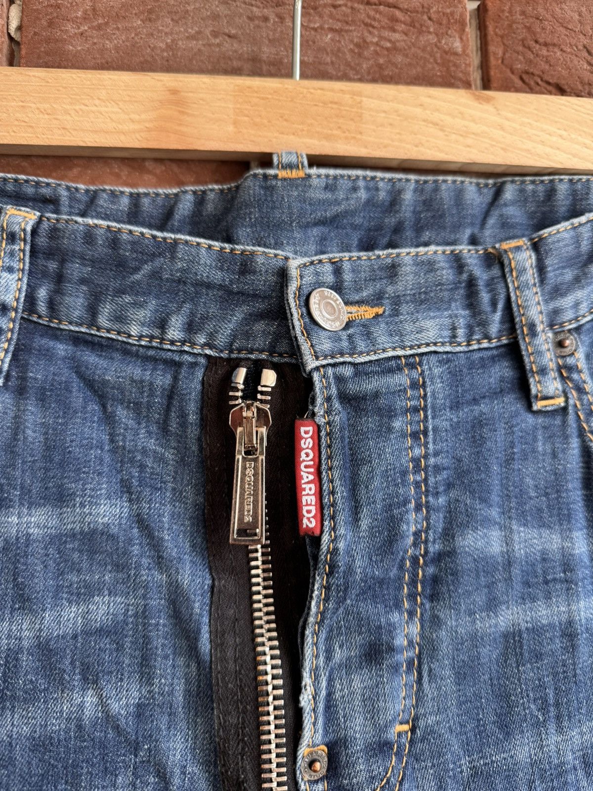 Dsquared2 Rare Vintage Dsquared2 I’m Not Weird Denim pants 52 Blue Size US 34 / EU 50 - 6 Thumbnail