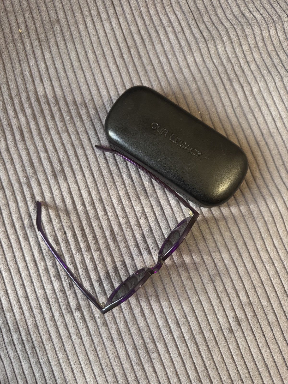 Our Legacy Our Legacy Bold Purple Sun Glasses Designer Streetwear Size ONE SIZE - 14 Thumbnail