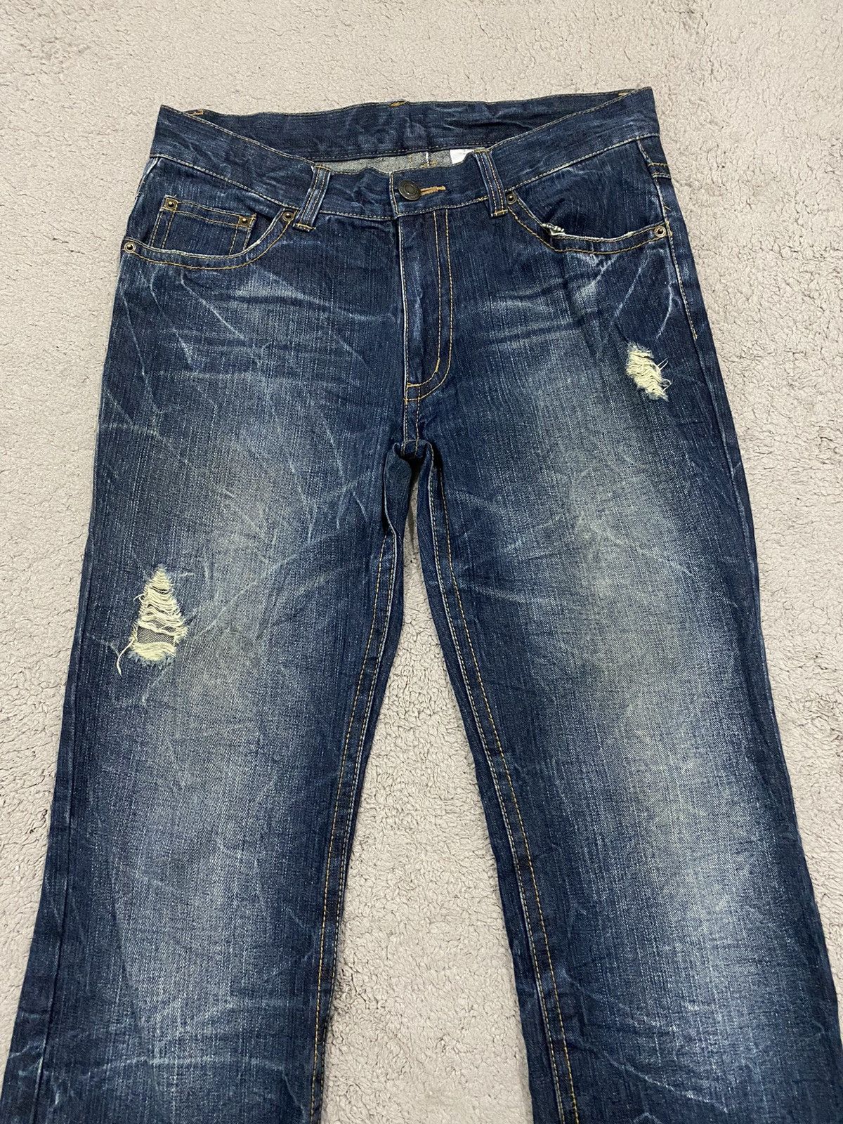 Hysteric Glamour Japanese Flare Jeans Jack Angel Denim Pants Size US 33 - 6 Thumbnail