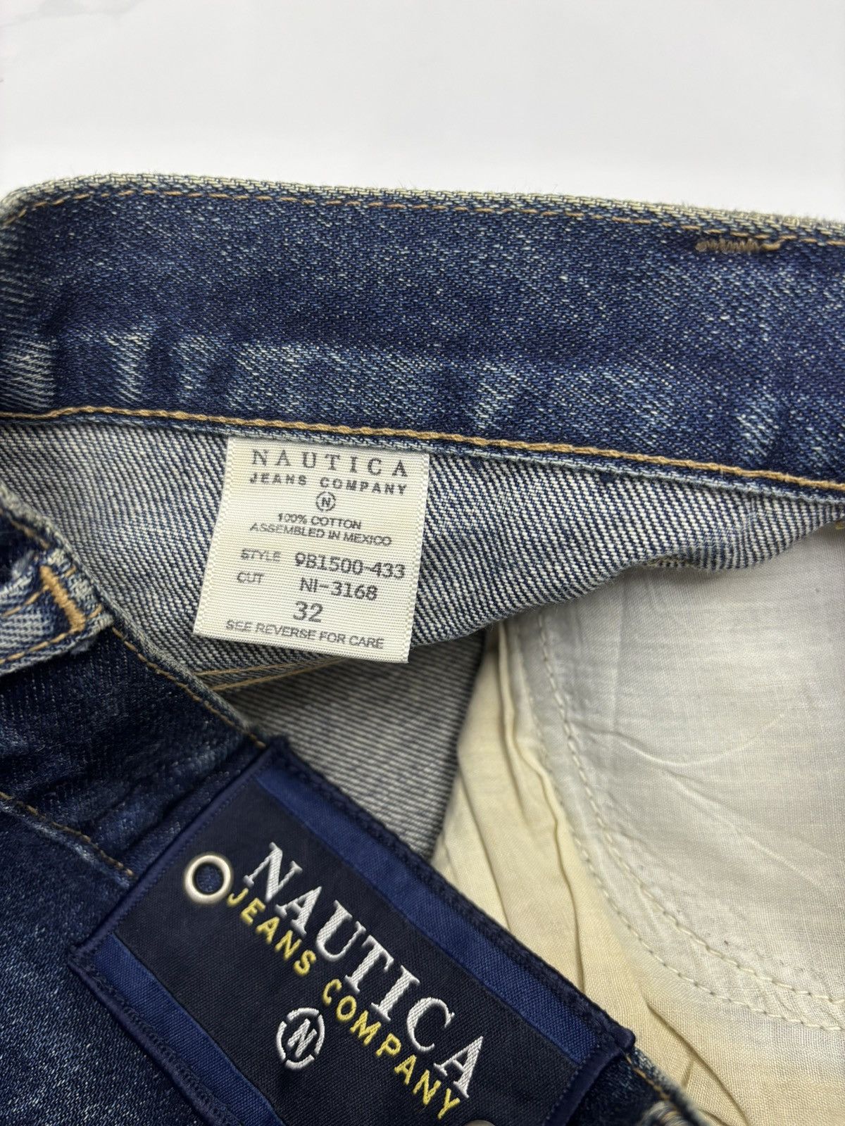 JNCO × Kapital × Vintage BAGGY THRASHED DISTRESS Wide Baggy Jeans NAUTICA JNCO Style Size US 30 / EU 46 - 12 Thumbnail
