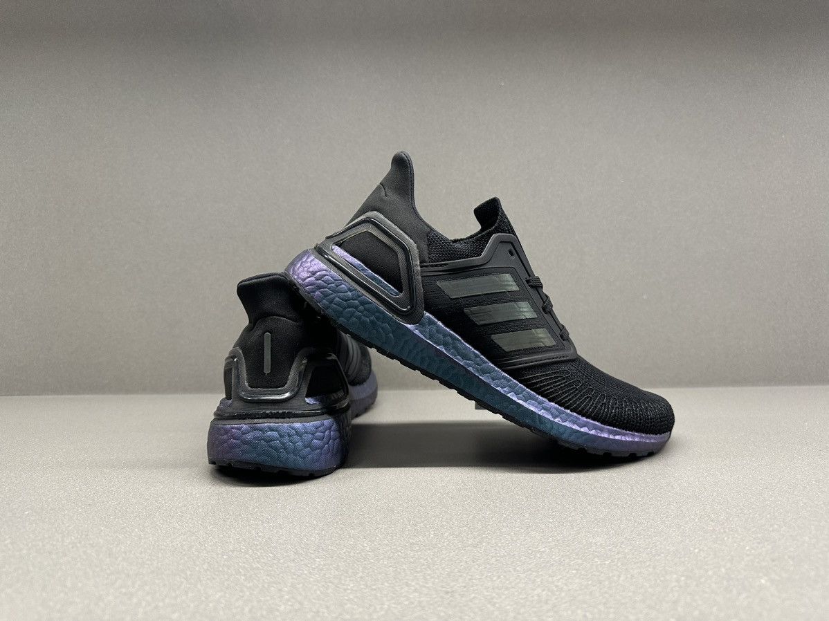 Adidas Adidas Ultra Boost 20 Black Signal Cyan Size US 7.5 / EU 40-41 - 8 Thumbnail