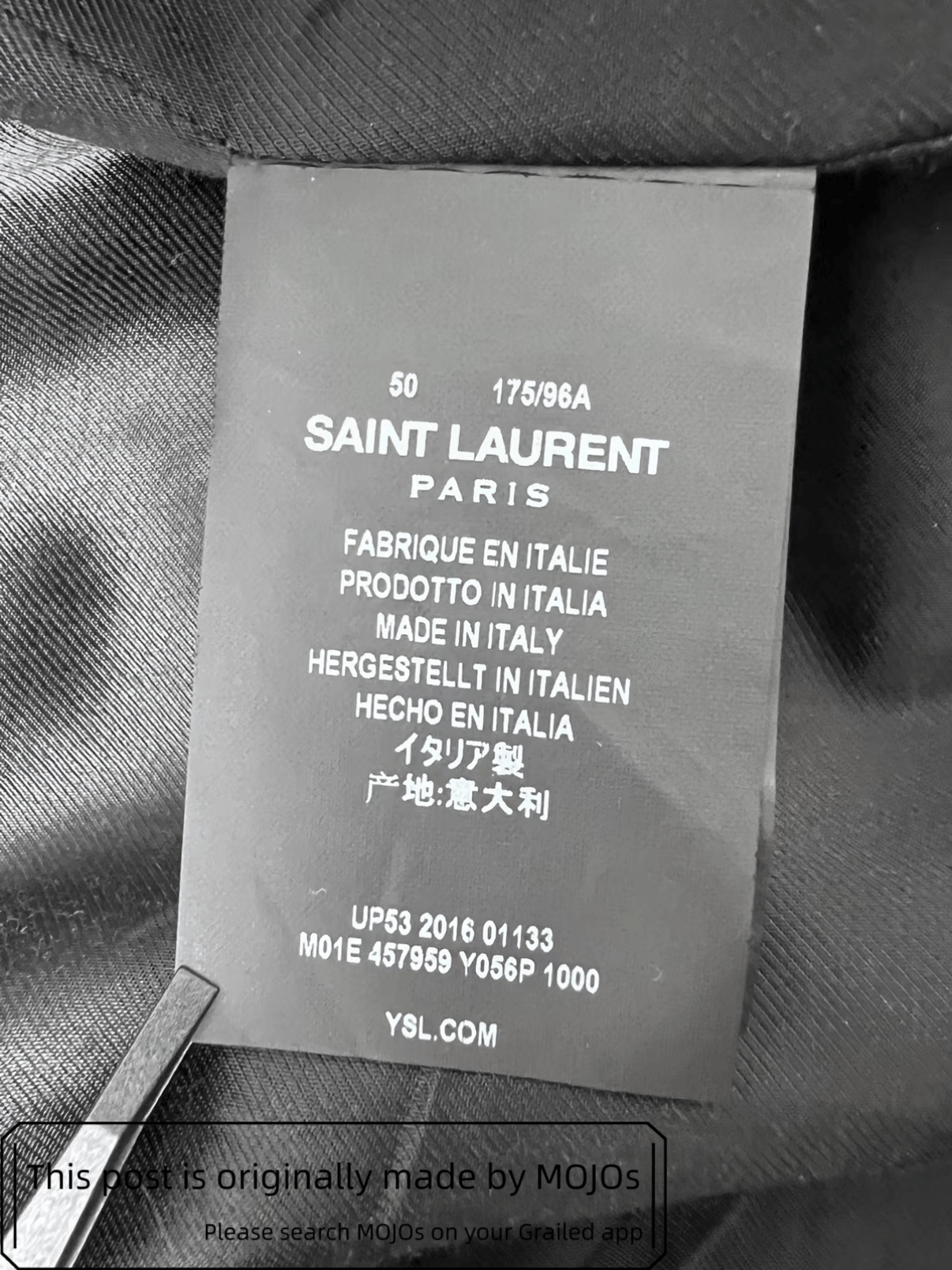 Saint Laurent Paris Sz 50 Saint Laurent Paris 16AW Fur Coat mojos611122 Size US M / EU 48-50 / 2 - 6 Thumbnail