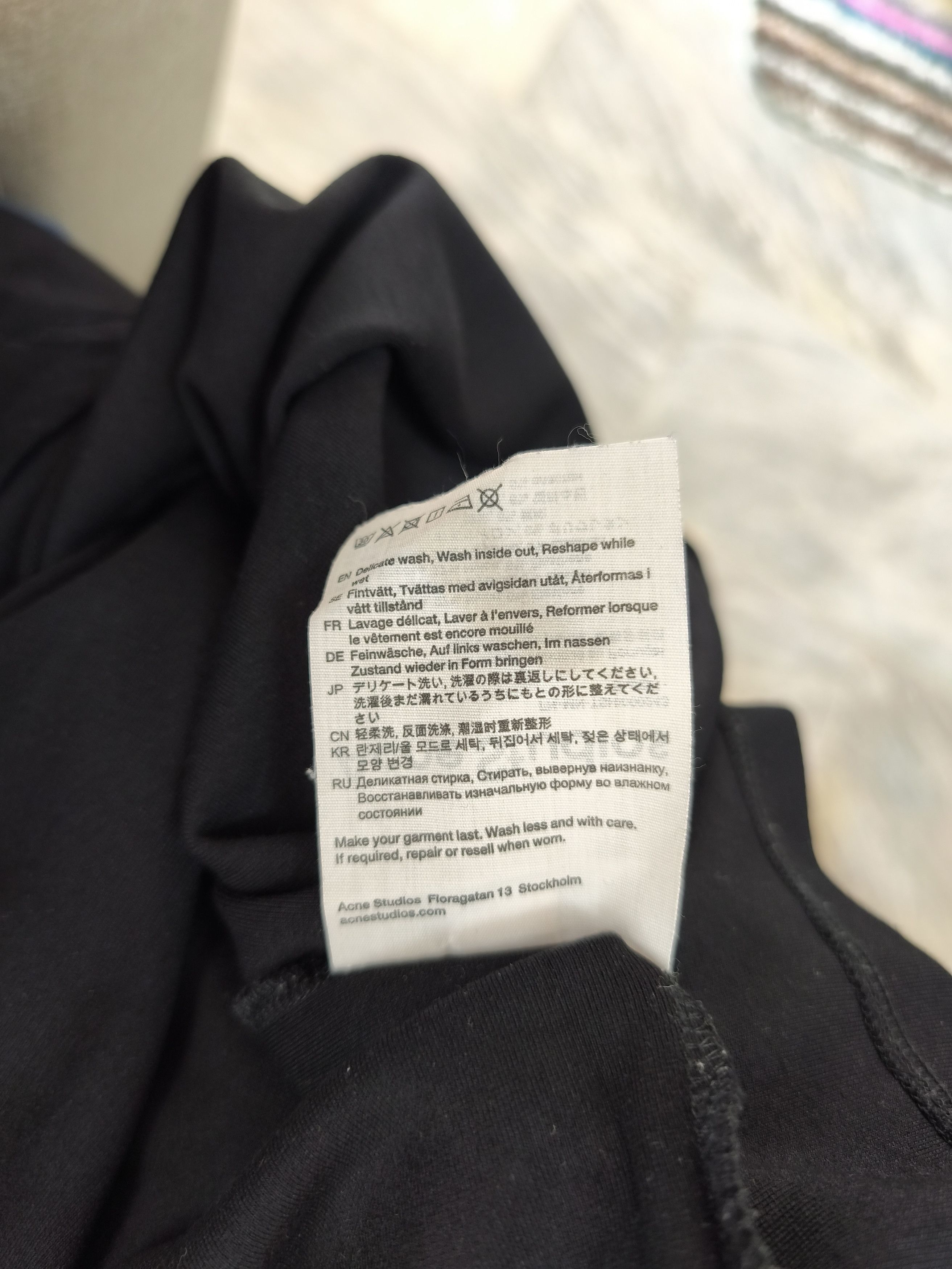 Acne Studios Acne Studios Logo Mock Neck T-Shirt Size US M / EU 48-50 / 2 - 8 Thumbnail