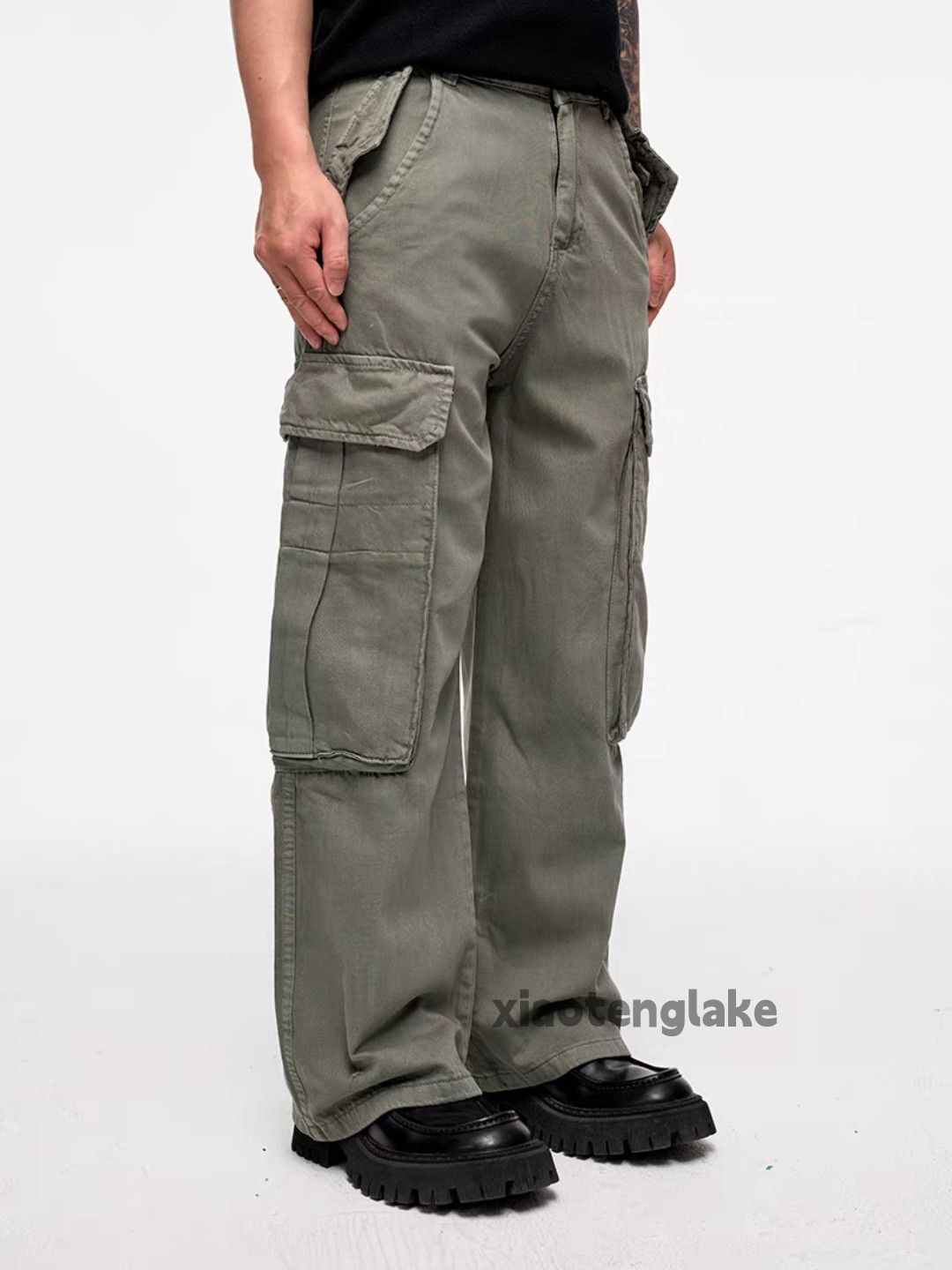 Designer Unisex outdoor utility loose baggy hiphop military pants Size US 30 / EU 46 - 1 Thumbnail