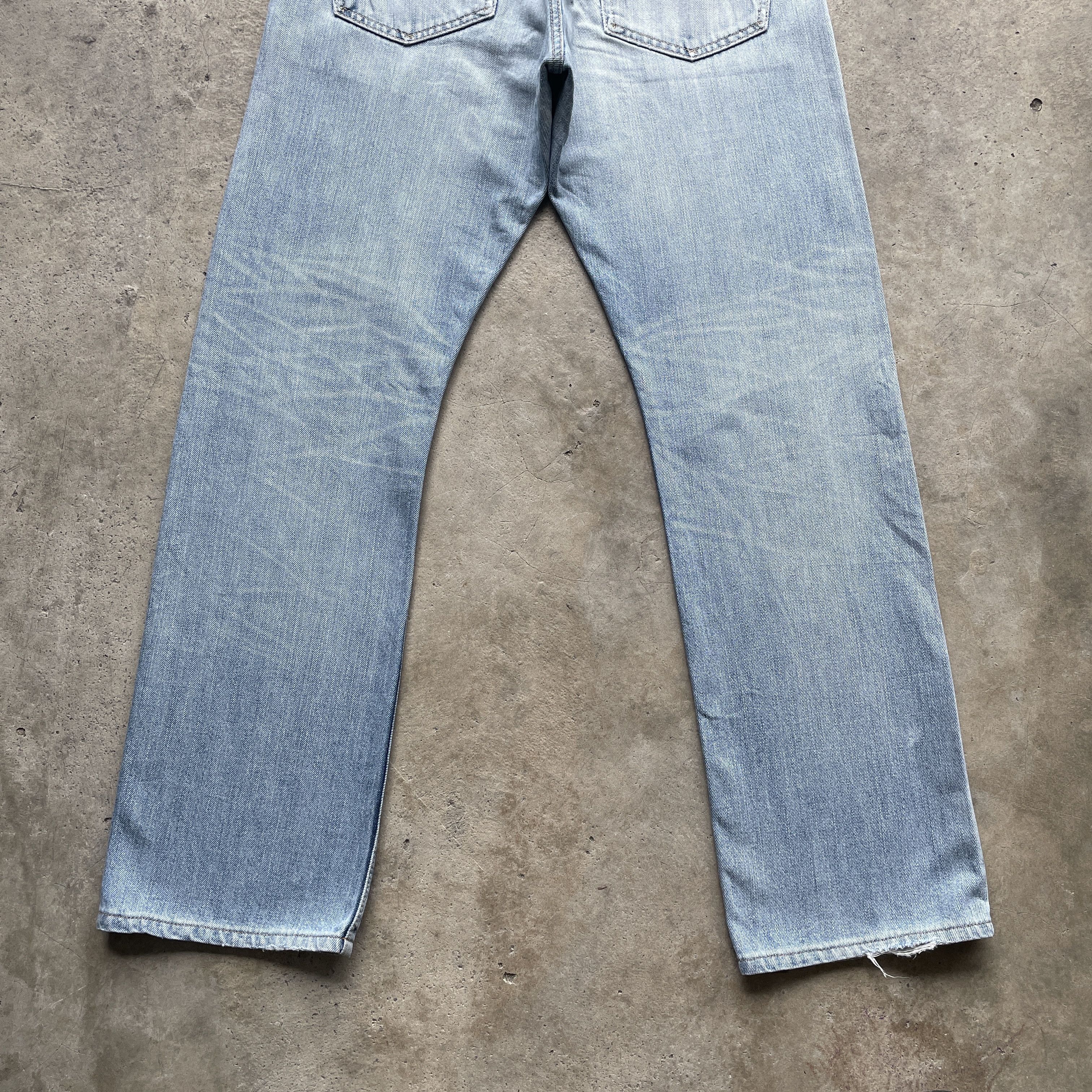 Japanese Brand × StraightFaded VINTAGE MADE IN NIPPON JEANS JAPAN FADED STRAIGHT PANTS W32 Size US 32 / EU 48 - 10 Thumbnail