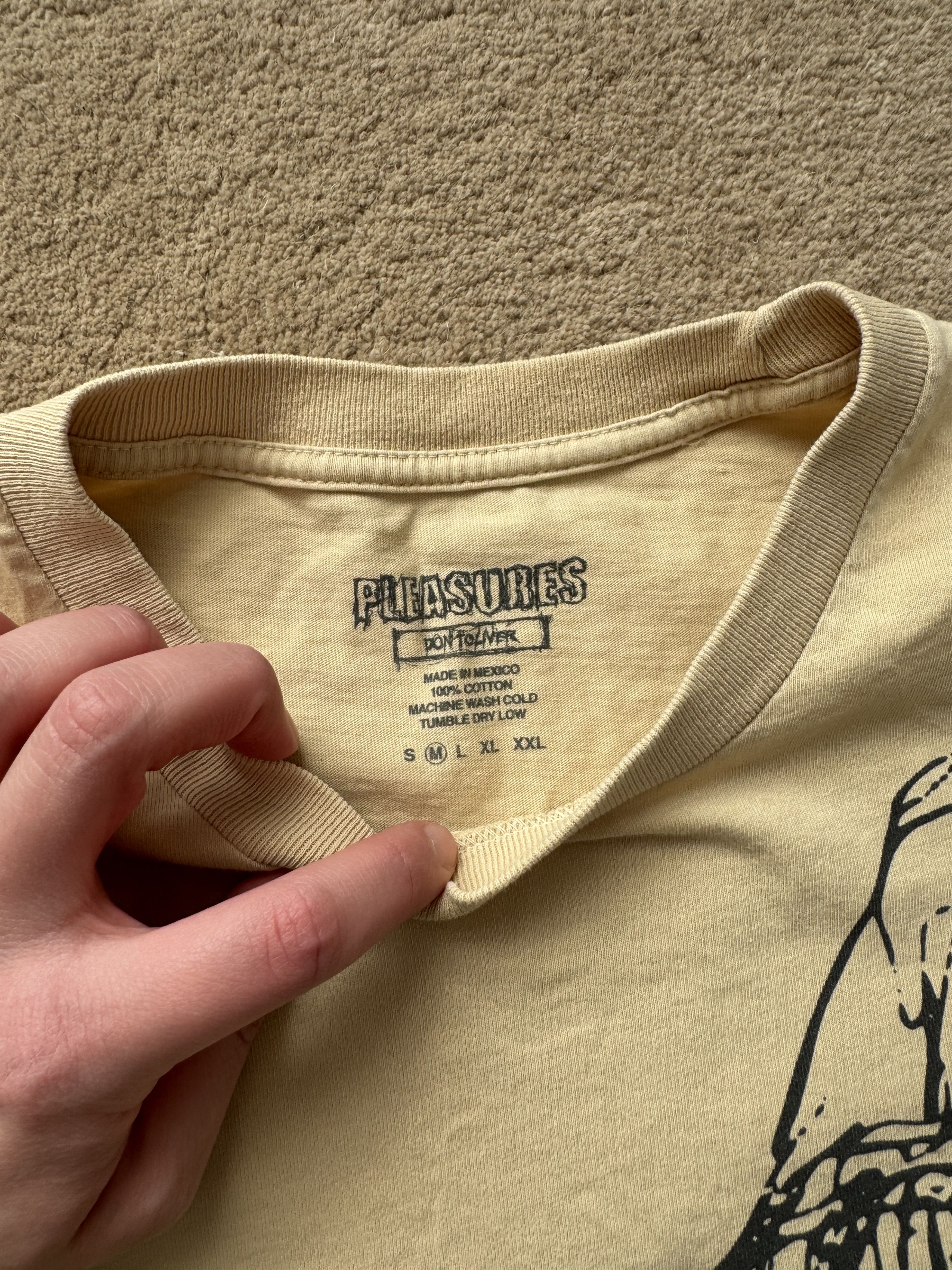 Pleasures Don Toliver for Pleasures Scribble Tee Size US M / EU 48-50 / 2 - 3 Thumbnail