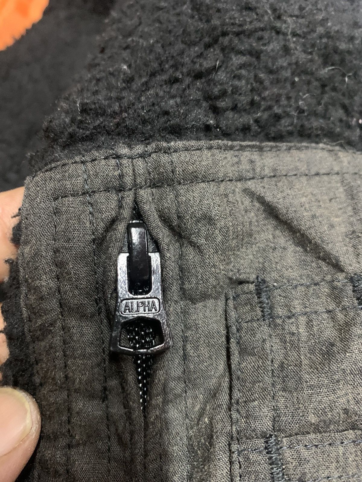 Alpha Industries × Vintage Vintage alpha industries inner Sherpa jacket Size US M / EU 48-50 / 2 - 14 Thumbnail