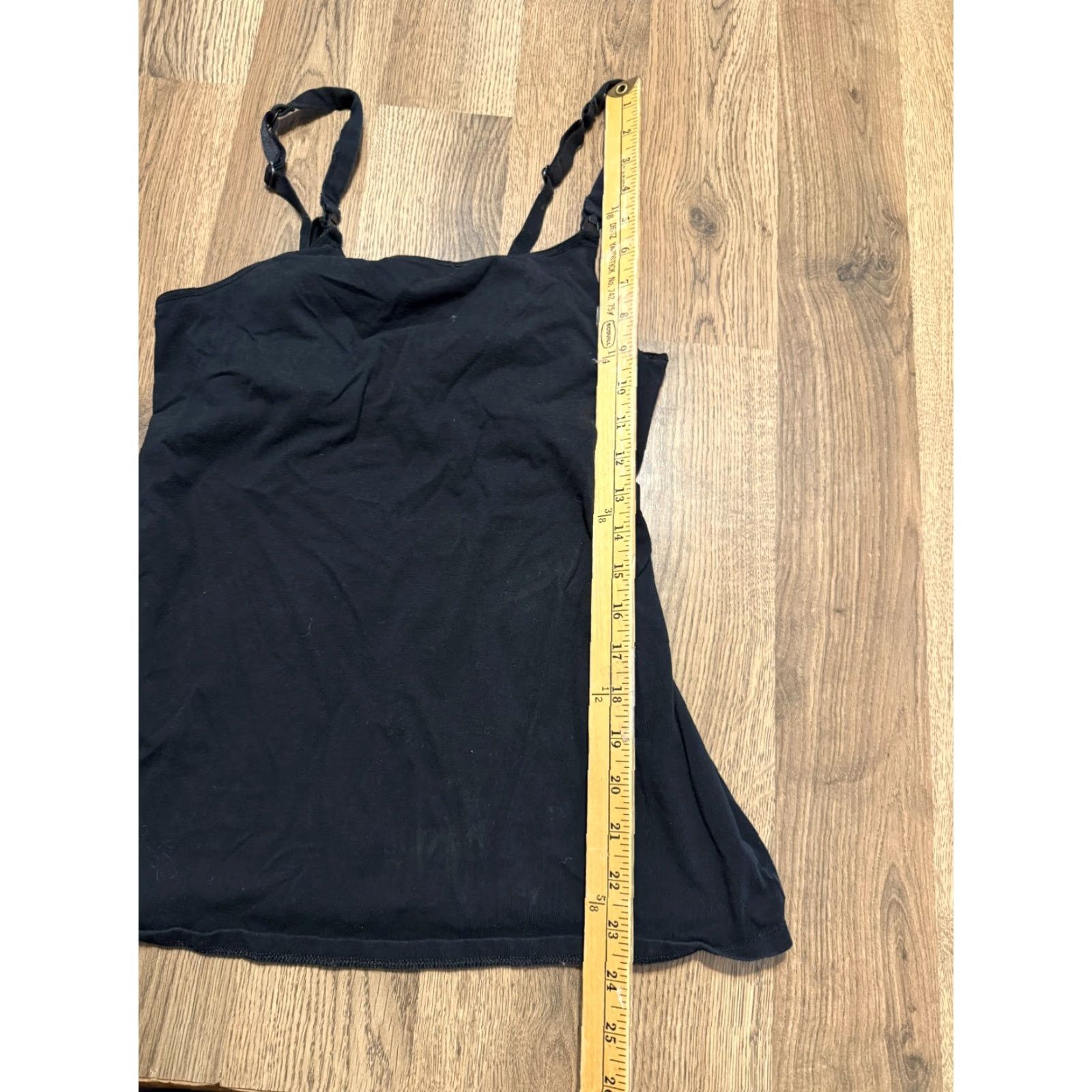 Vintage Gilligan & Omalle Tank Top Women's Size S Black Built in Bra Square Neck Strappy Sleeve Tank Top Shirt Womens Size S / US 4 / IT 40 - 7 Thumbnail