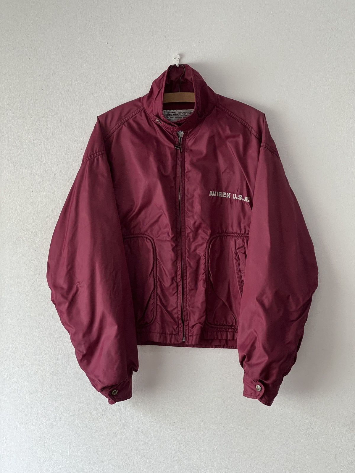 Avirex Vintage Avirex U.S.A. nylon flight jacket Size XL / US 12-14 / IT 48-50 - 1 Thumbnail