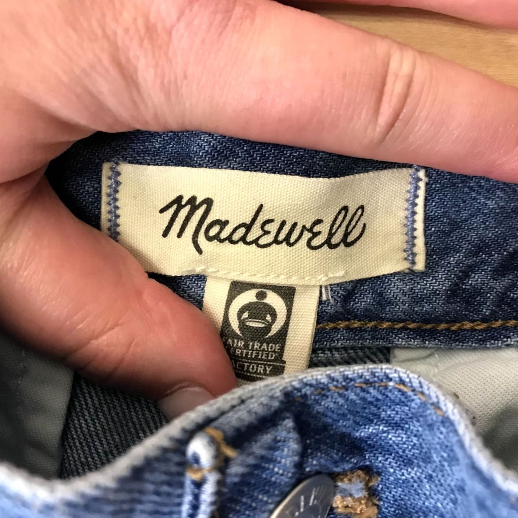 Madewell MADEWELL Women's 31 JEAN SHORT BLUE Size 24" / US 00 / IT 34 - 7 Thumbnail
