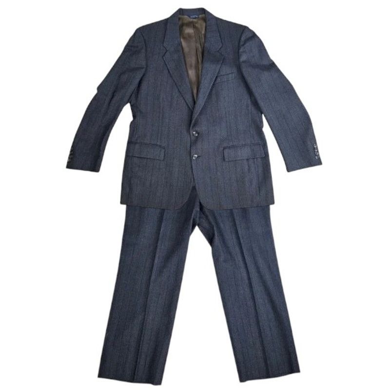 Geoffrey Beene Vintage Gray Wool Pinstripe Suit Size 40R Size 40R - 2 Thumbnail