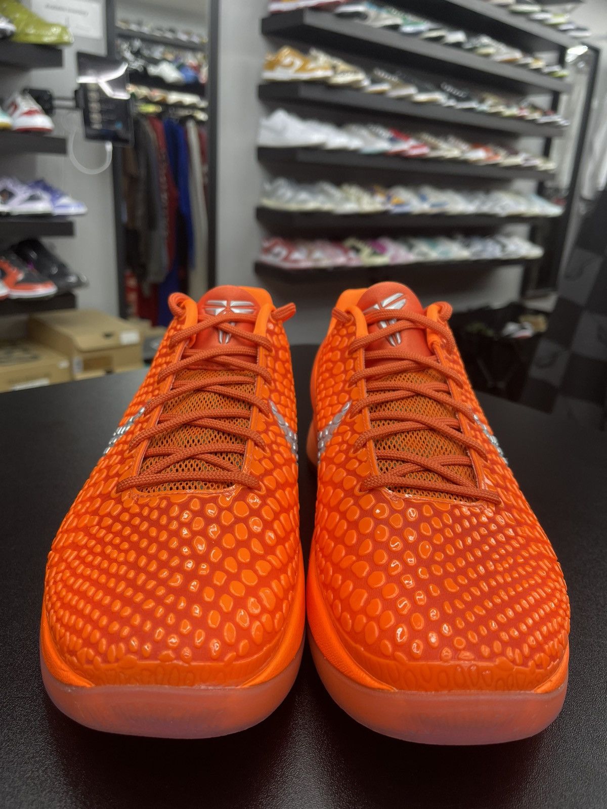 Nike Size 7y - Nike Kobe 6 Protro Total Orange Brand New! Size US 7 / EU 40 - 2 Thumbnail