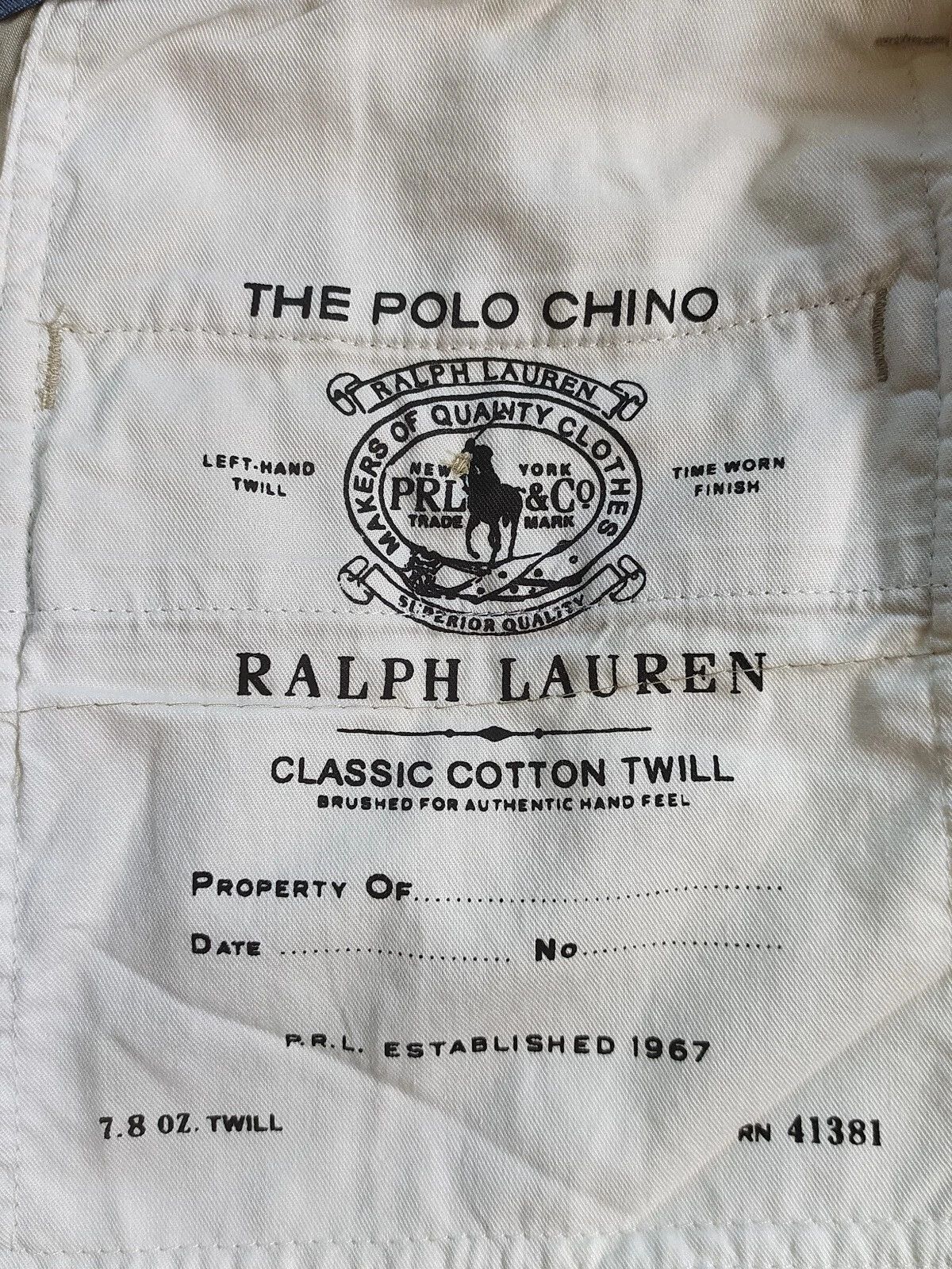 Polo Ralph Lauren Polo Ralph Lauren Classic Fit Chino Pant FTP 0136 Size US 30 / EU 46 - 7 Thumbnail