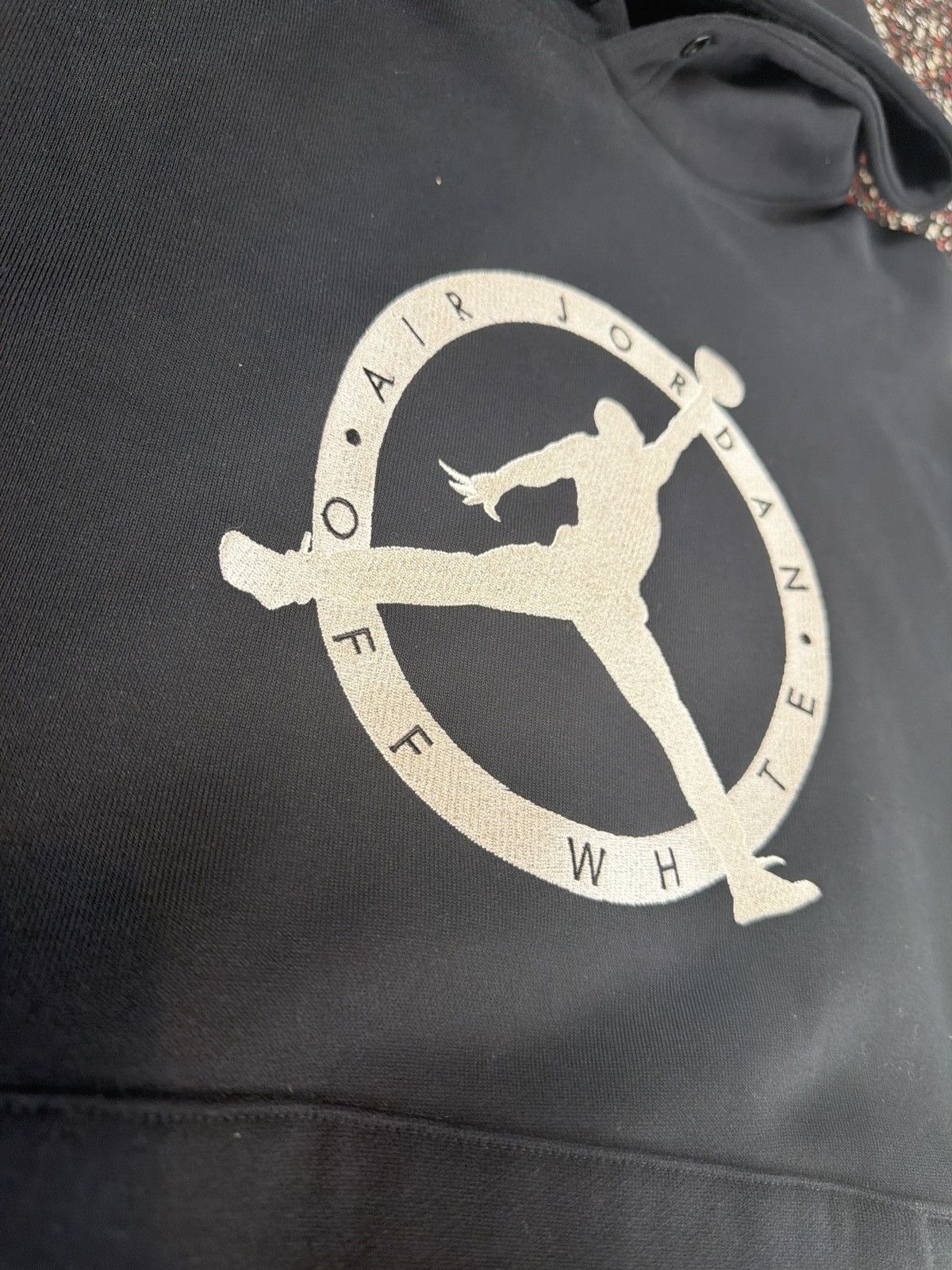 Jordan Brand × Off-White Off White x Jordan Black Hoodie Size US L / EU 52-54 / 3 - 3 Thumbnail