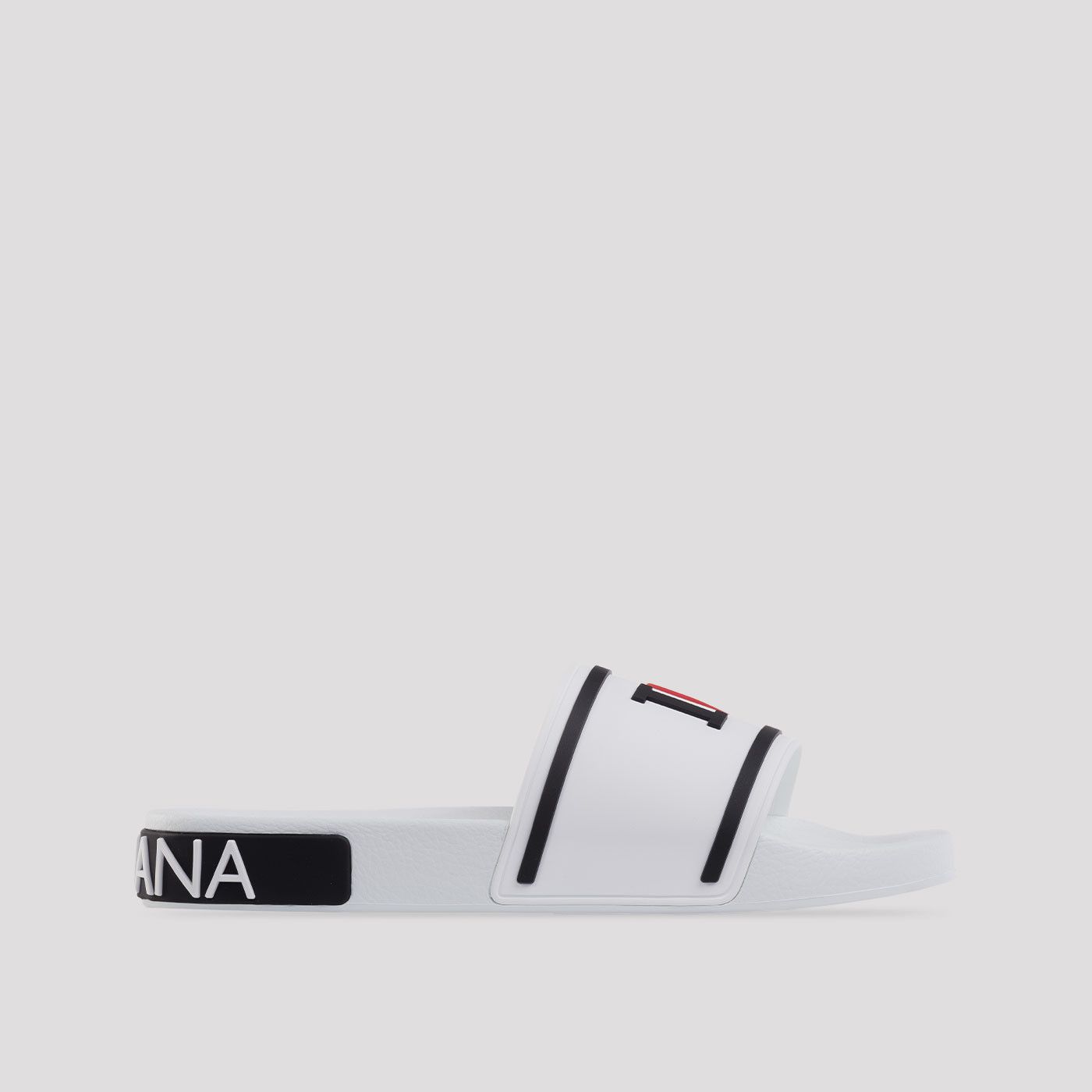 Dolce & Gabbana o1y0925 Slippers in White/Black Size US 4 / IT 34 - 1 Thumbnail