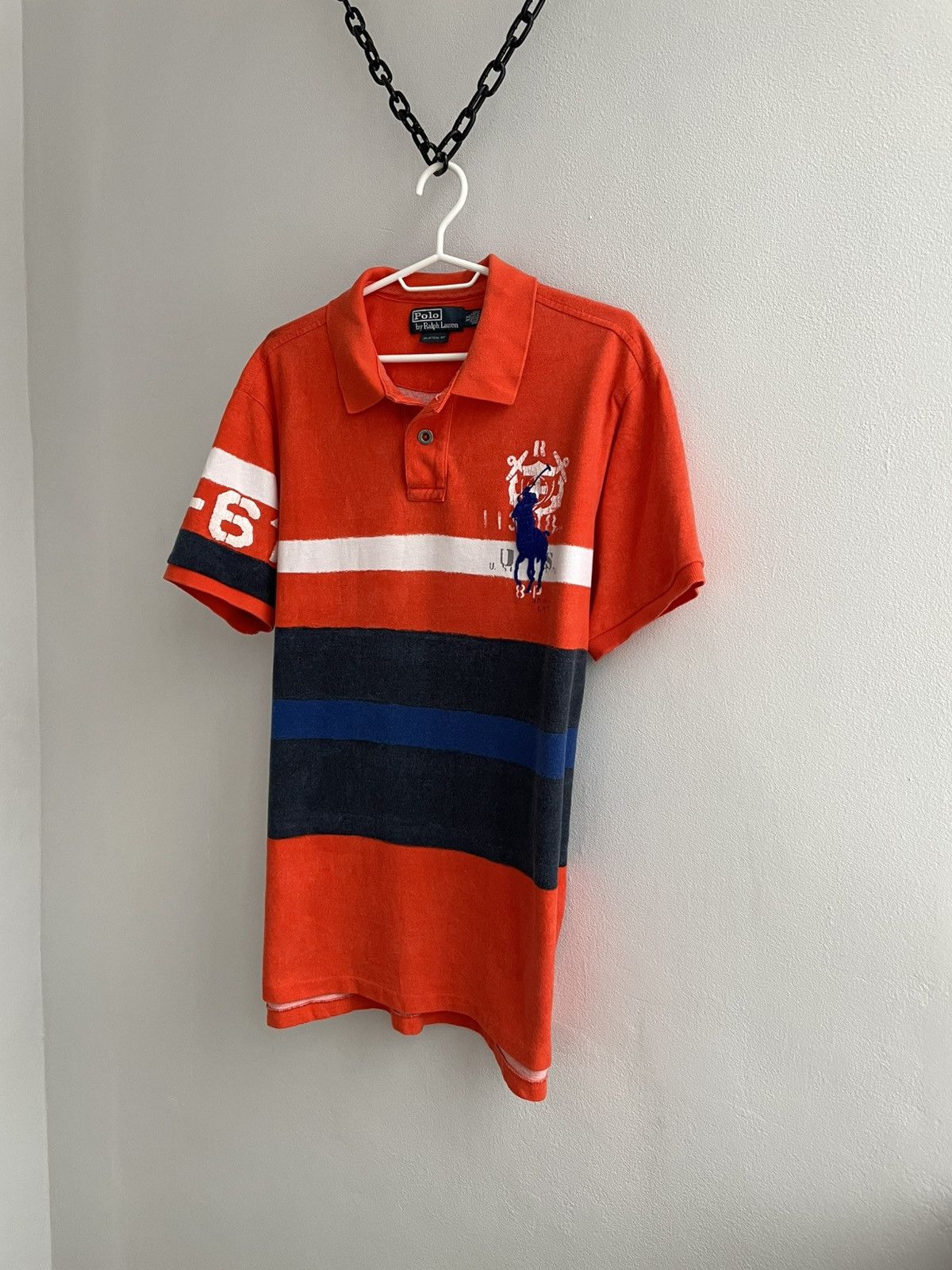 Polo Ralph Lauren Polo Ralph Lauren PRL vintage Stripped Polo Shirt Tee Size US XL / EU 56 / 4 - 2 Thumbnail